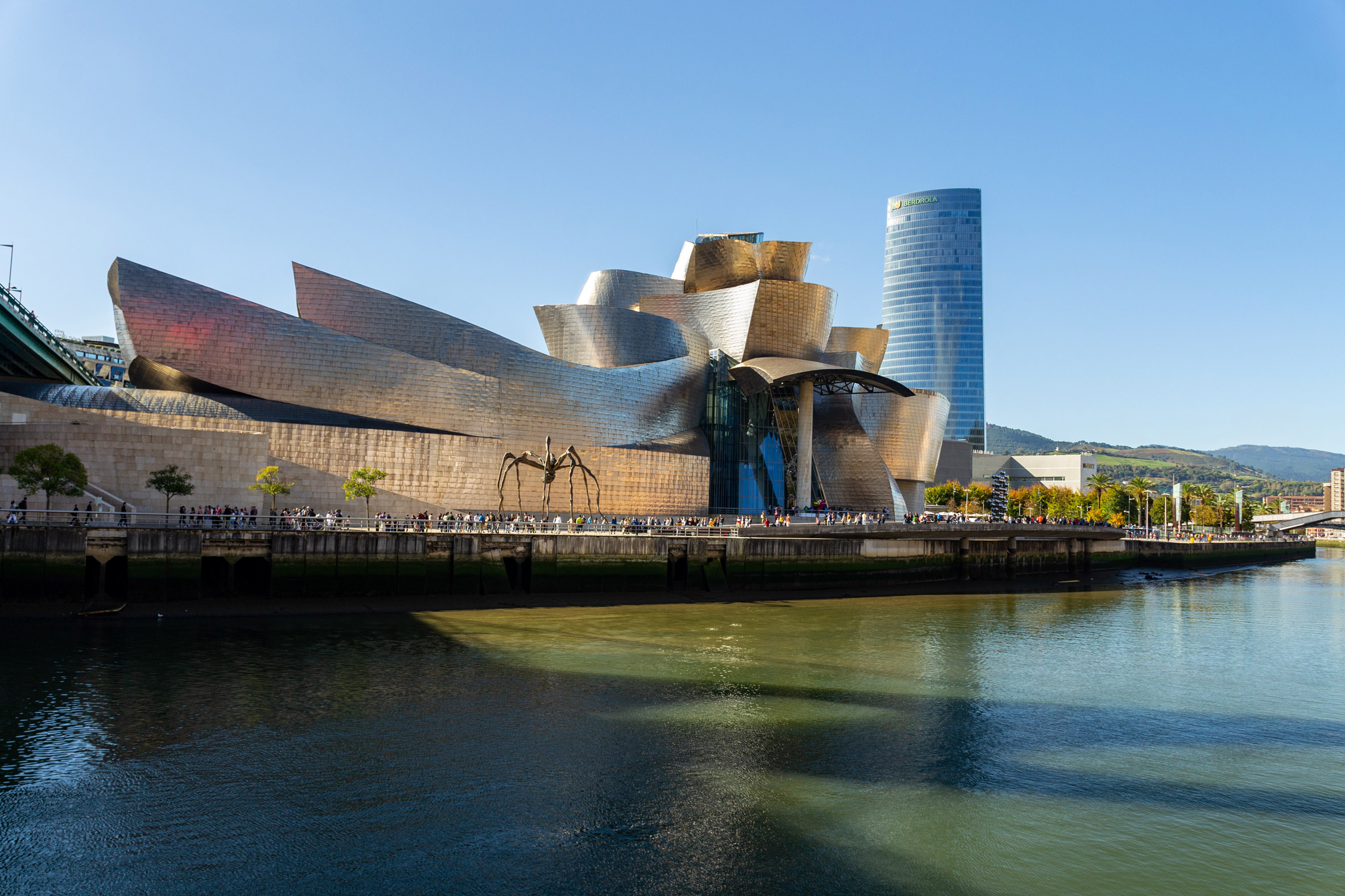deconstructive building from Guggenheim Bilbao. (Photo by David Vives via Unsplash)