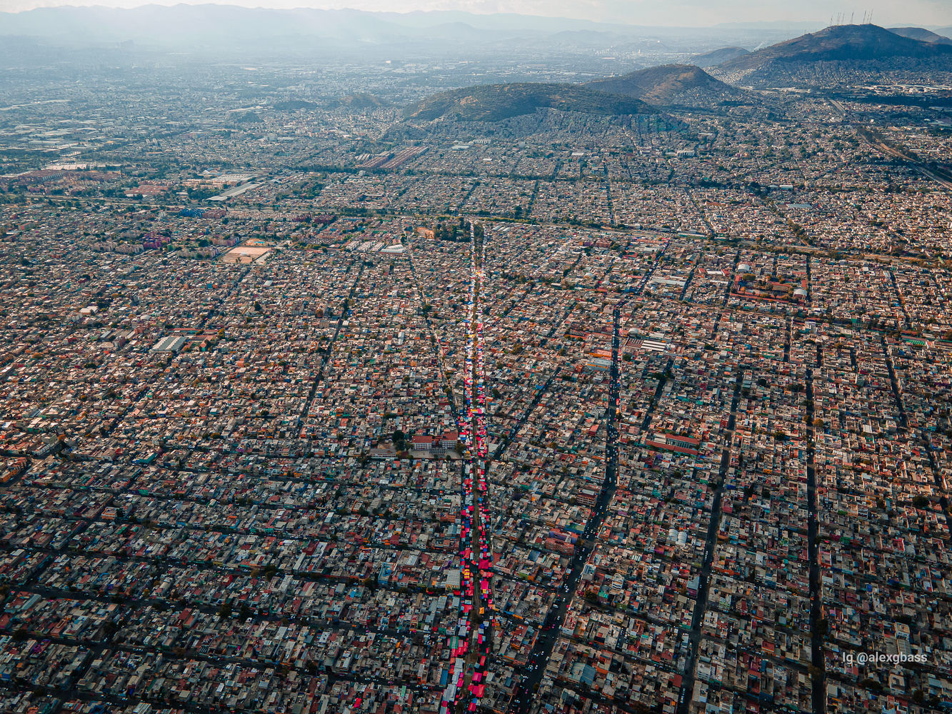 View of the city as a whole from a higher place