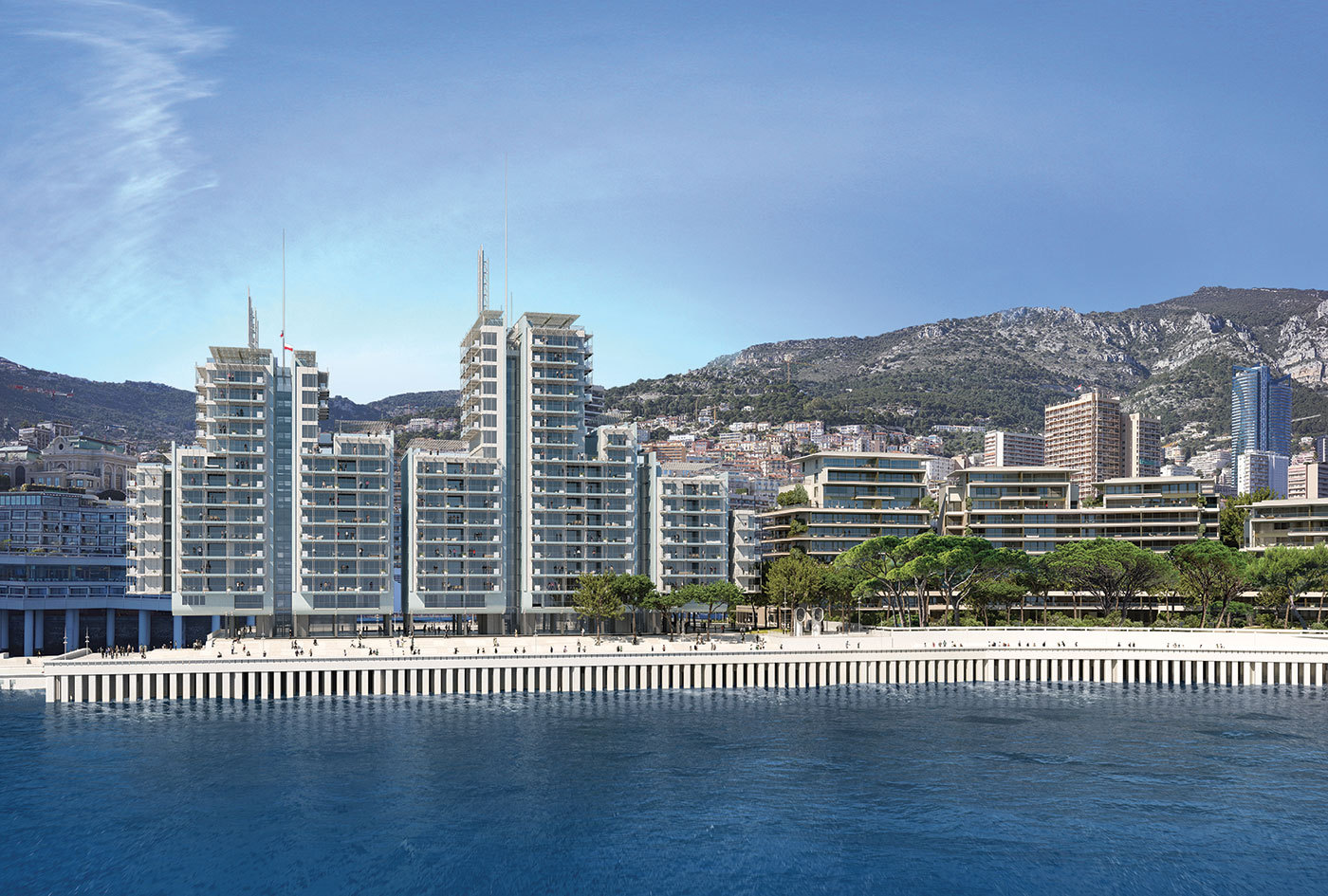 The shape of the apartment is large and each floor is like there is no limit