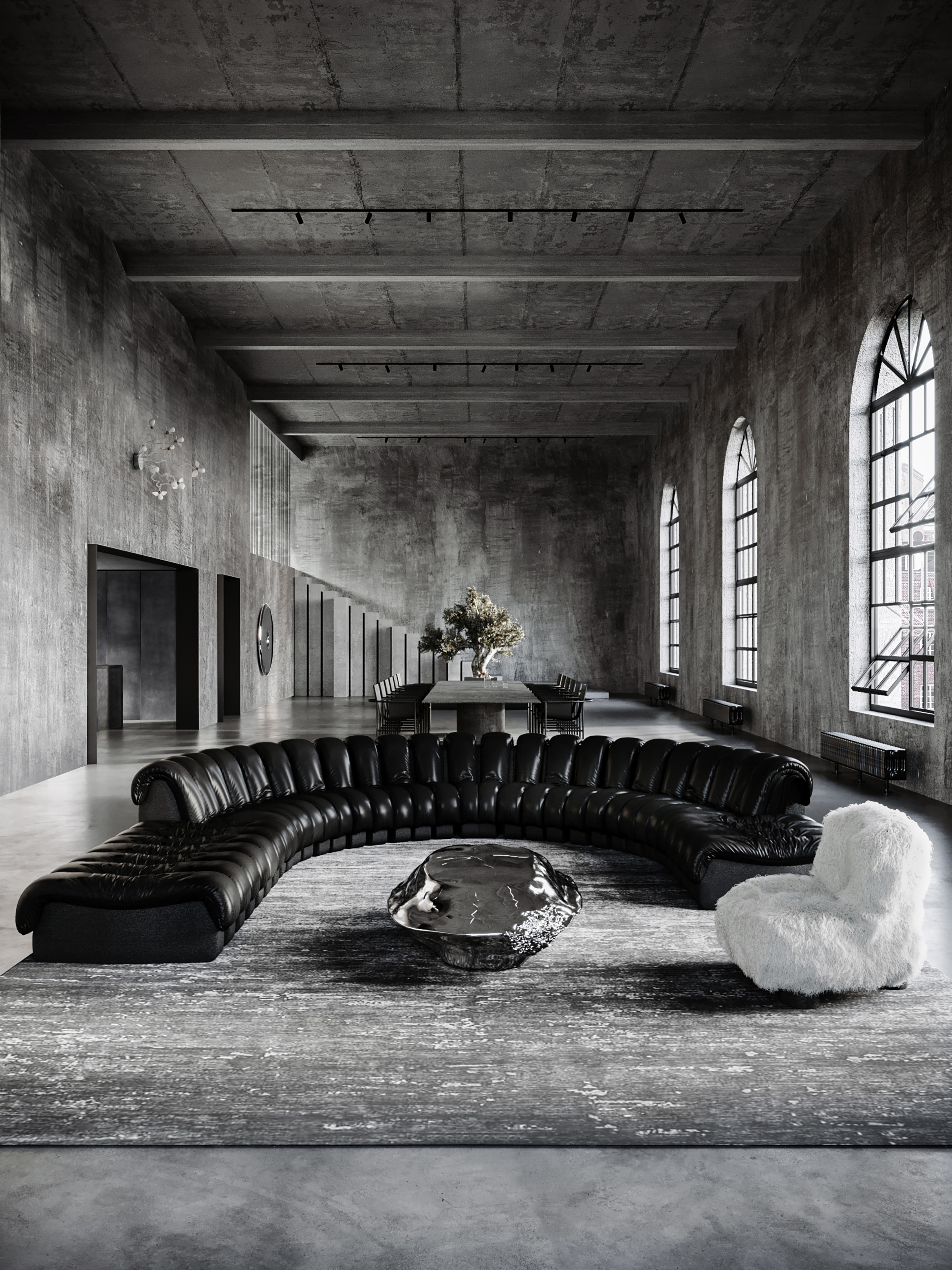 7 Interior Design with Unfinished Walls