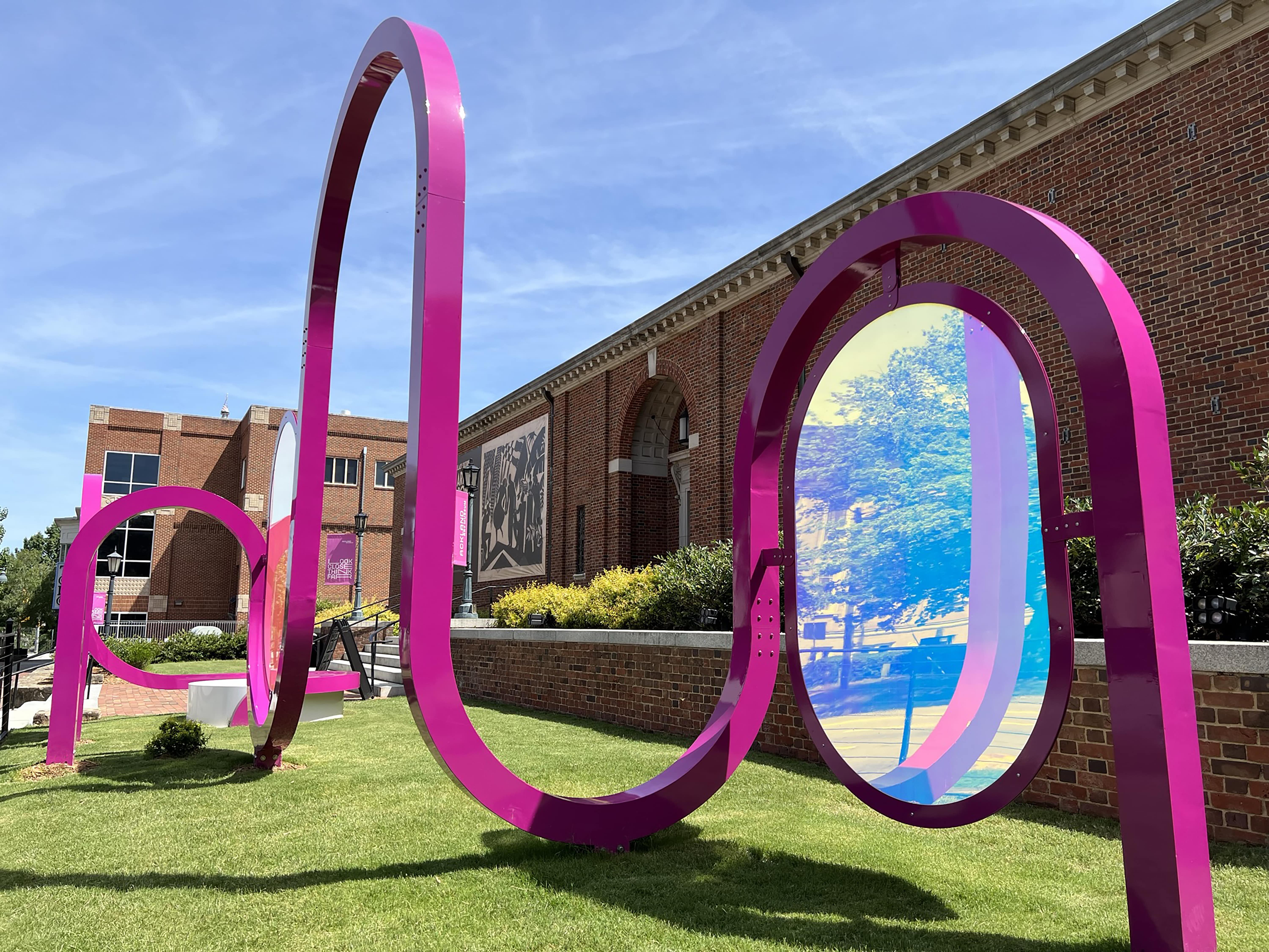 The pARCH installation was built to attract people into the Ackland Museum of Art