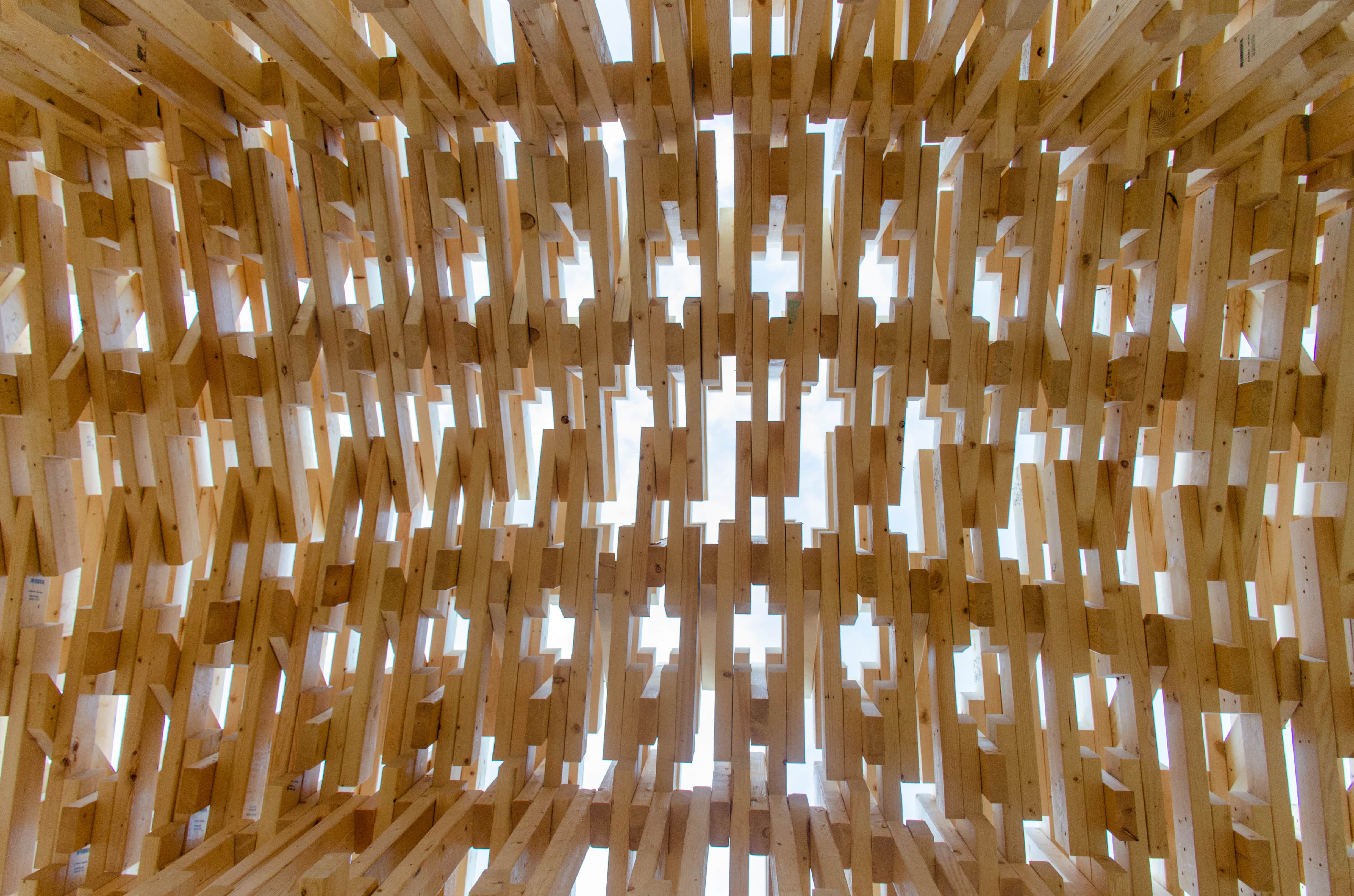 Exploration of Robotic Technology in Designing Complex Wooden Pavilions