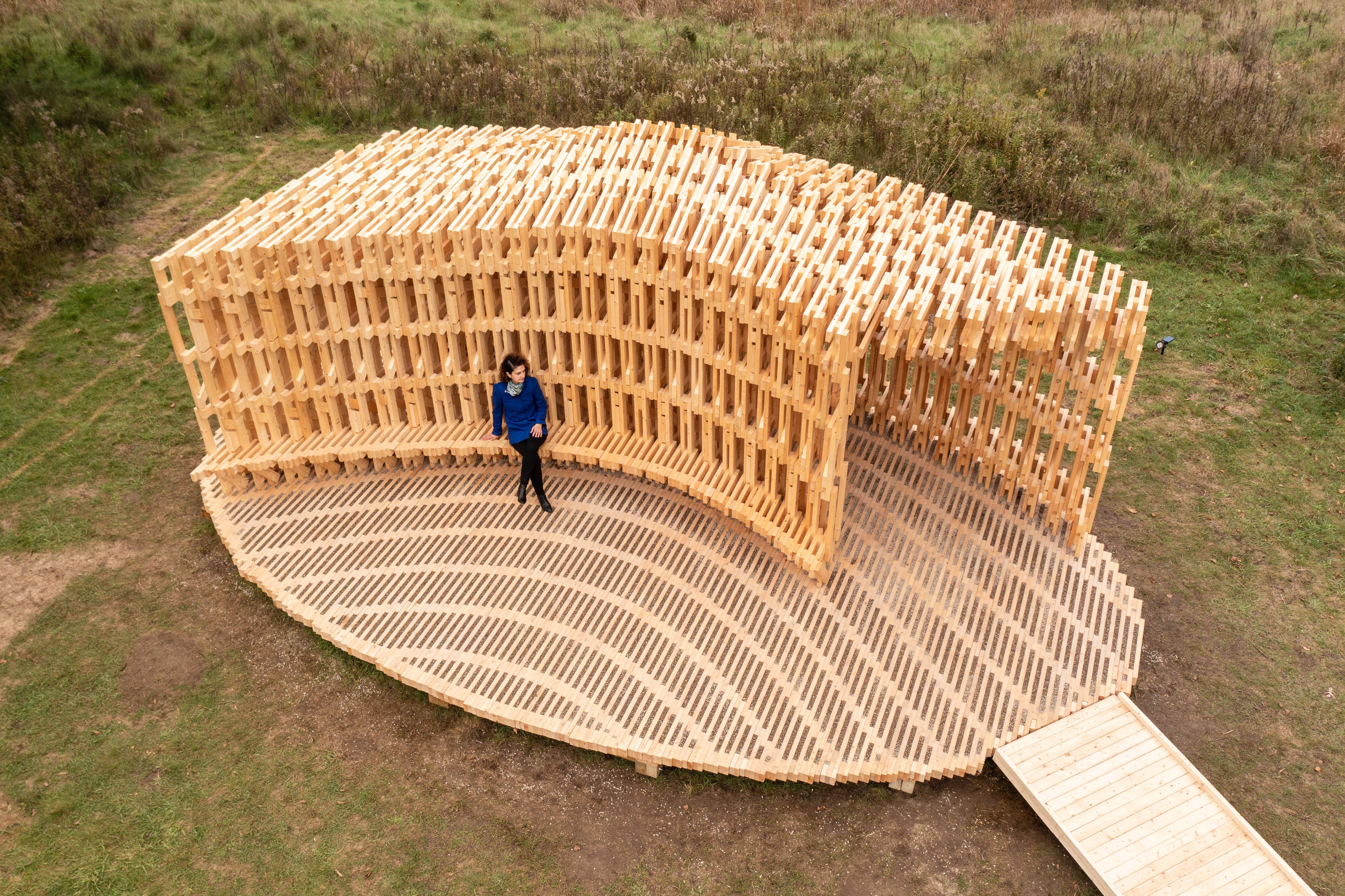 Exploration of Robotic Technology in Designing Complex Wooden Pavilions