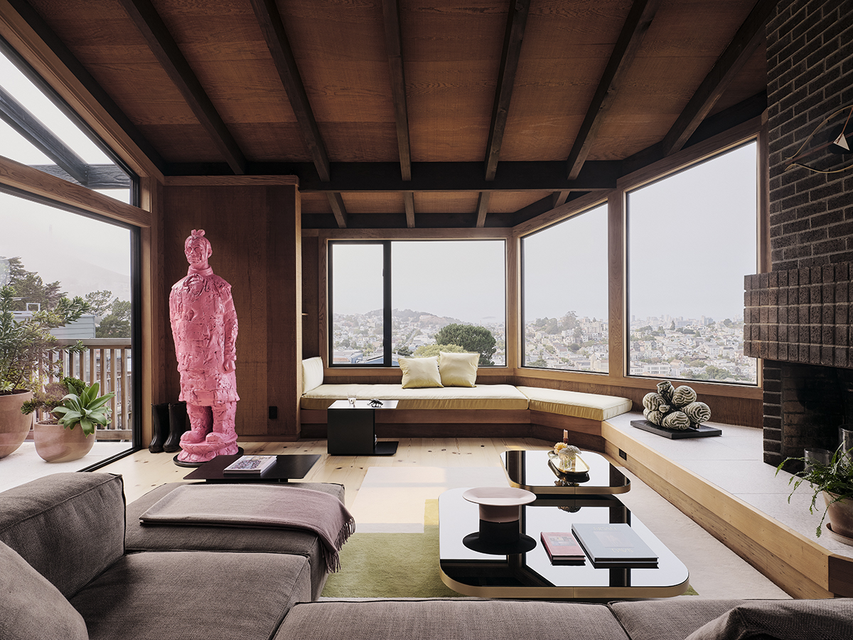 When Redwood Dominates 52-year-old Residential Interiors