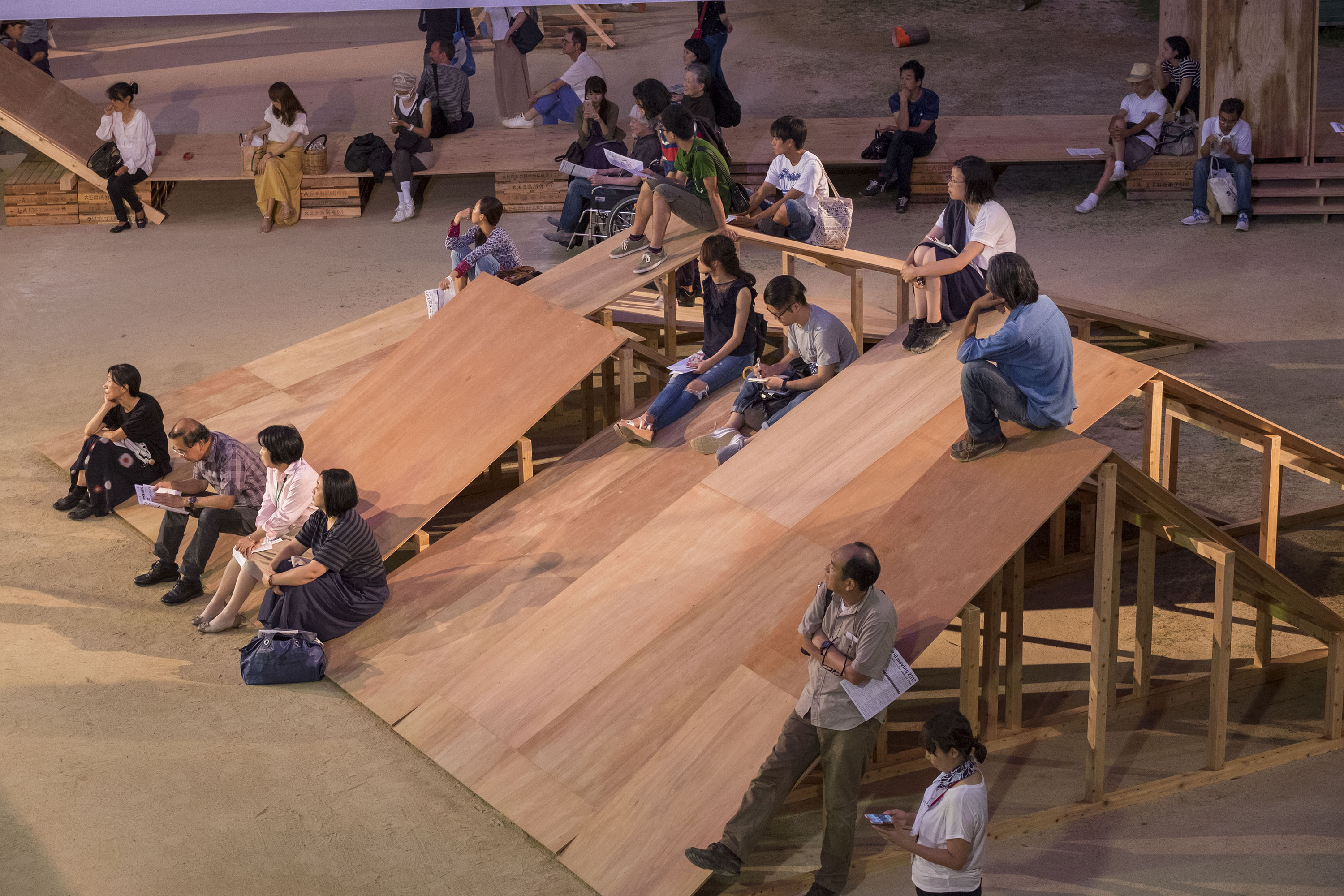 Six Architects from Different Countries Collaborate to Build Kagerou Village Pavilion