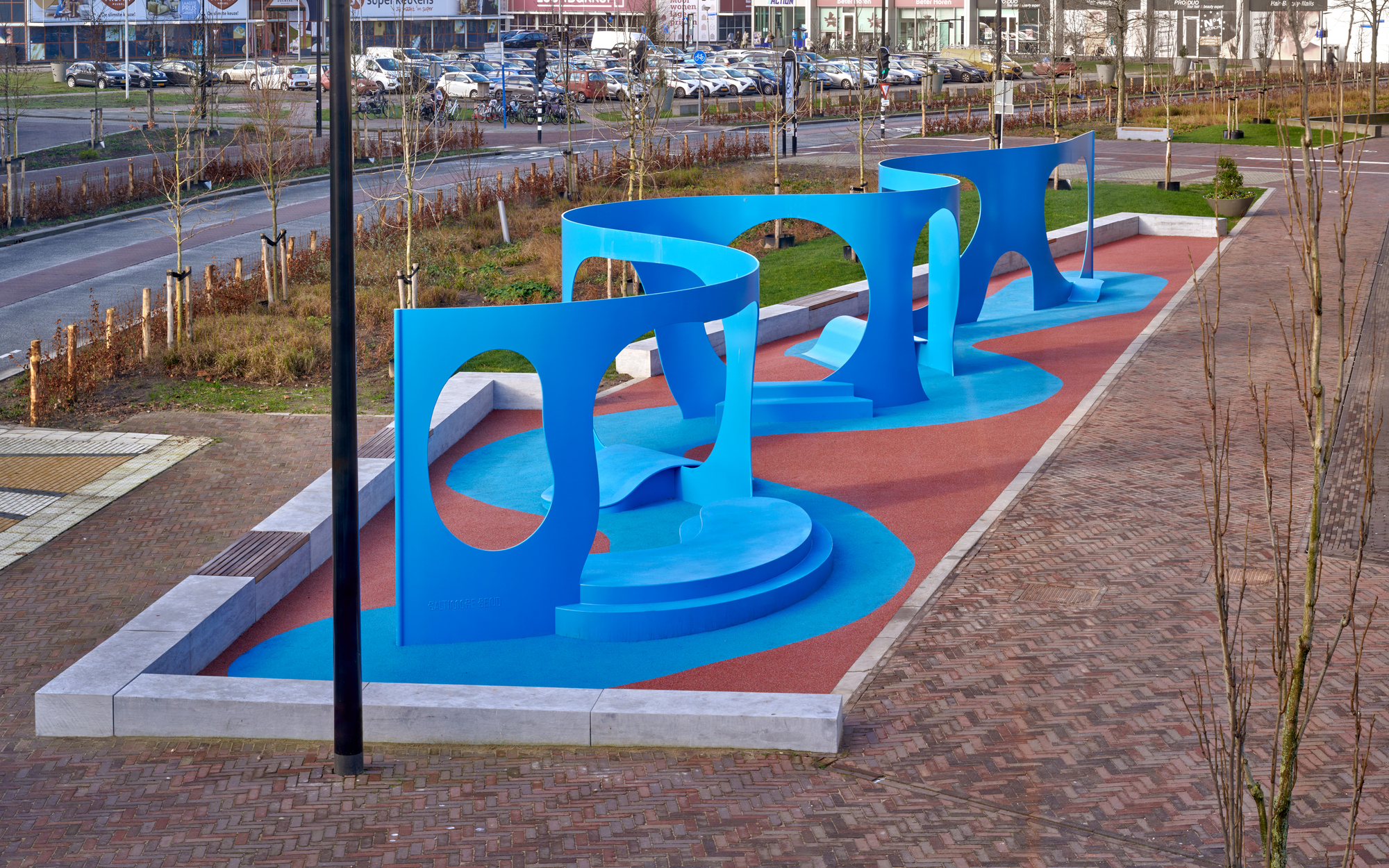 Striking Baltimore Bend Playground on Former Narrow Grounds