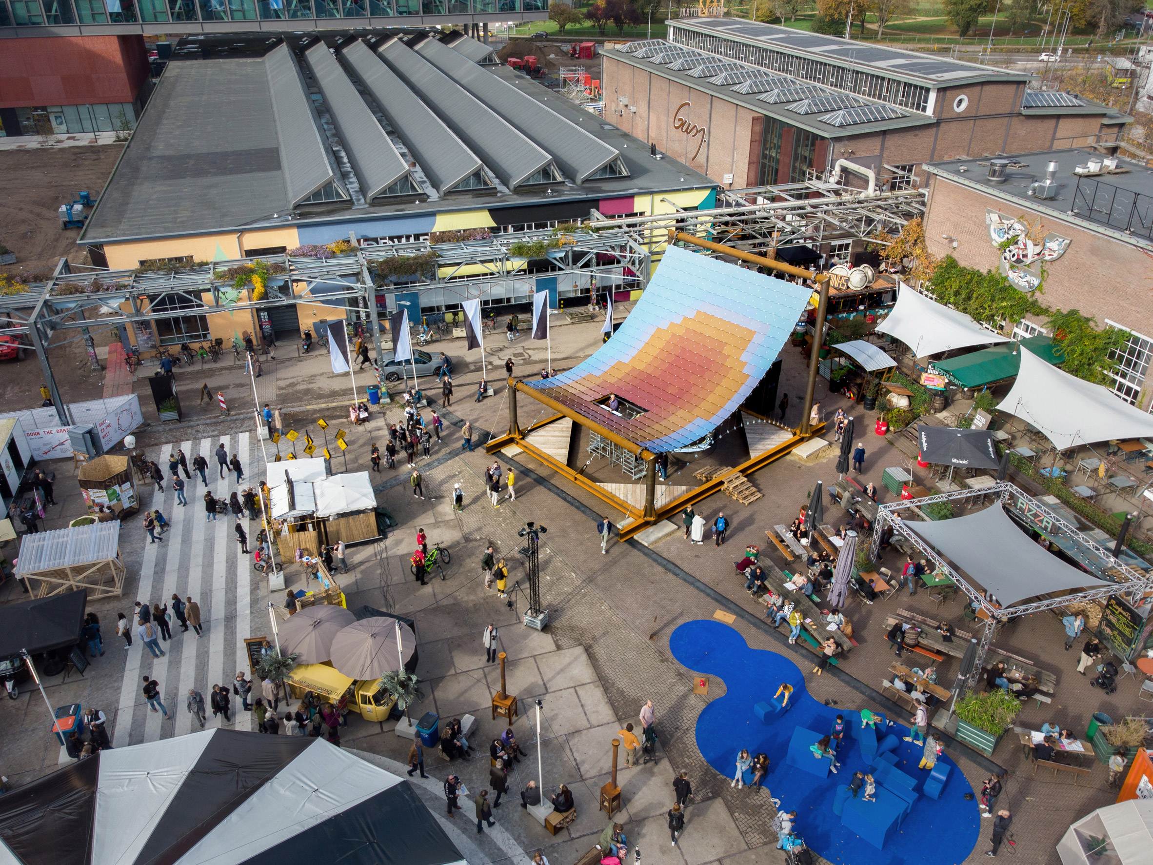 380 Solar Panel Sheets Showcased in Dutch Design Week 2022