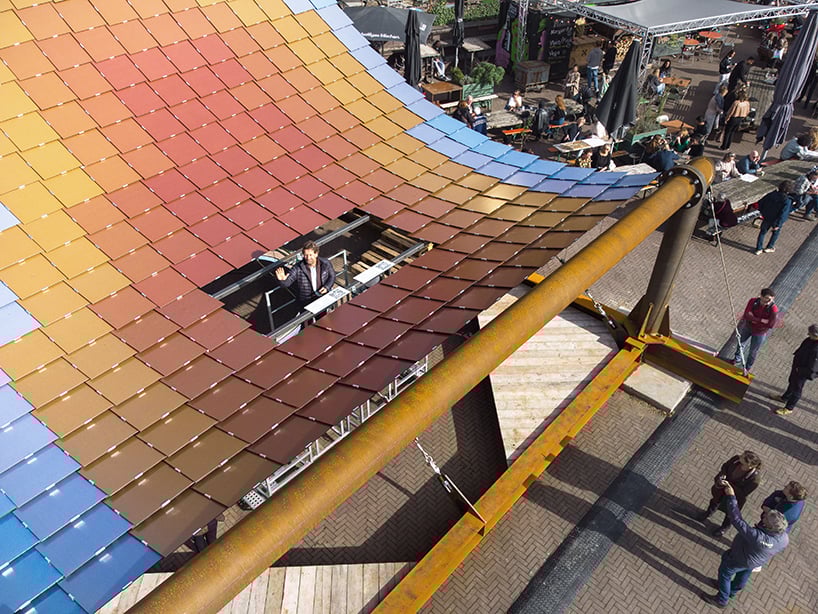 380 Solar Panel Sheets Showcased in Dutch Design Week 2022