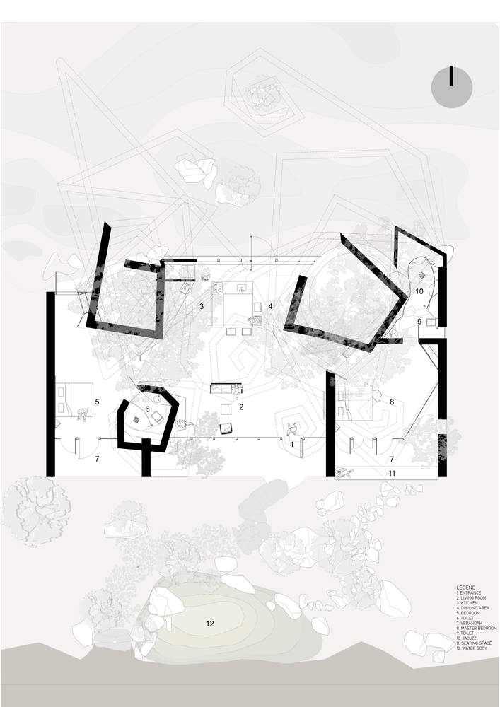 The layout of Chuzi House 