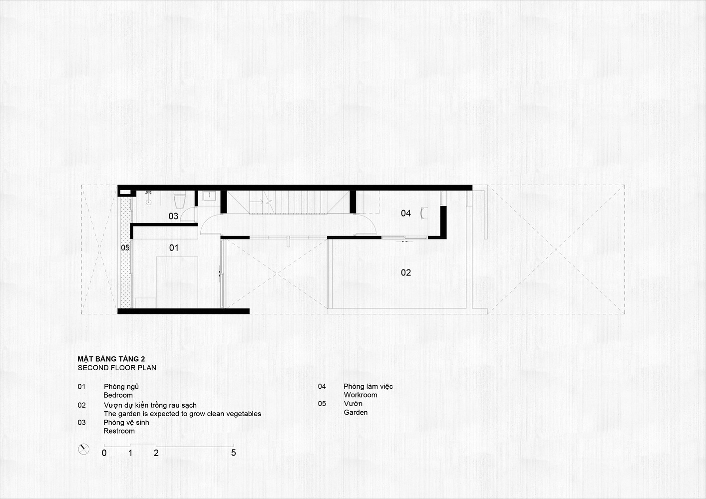 plan 3 house for young families in da nang by h-h studio