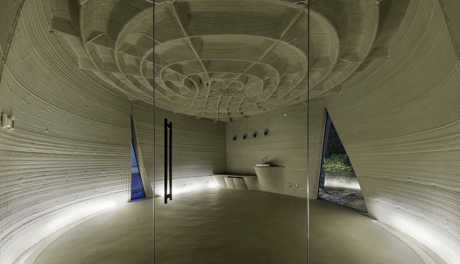 Interior detail 3dpod, Photo by Satoshi Shigeta