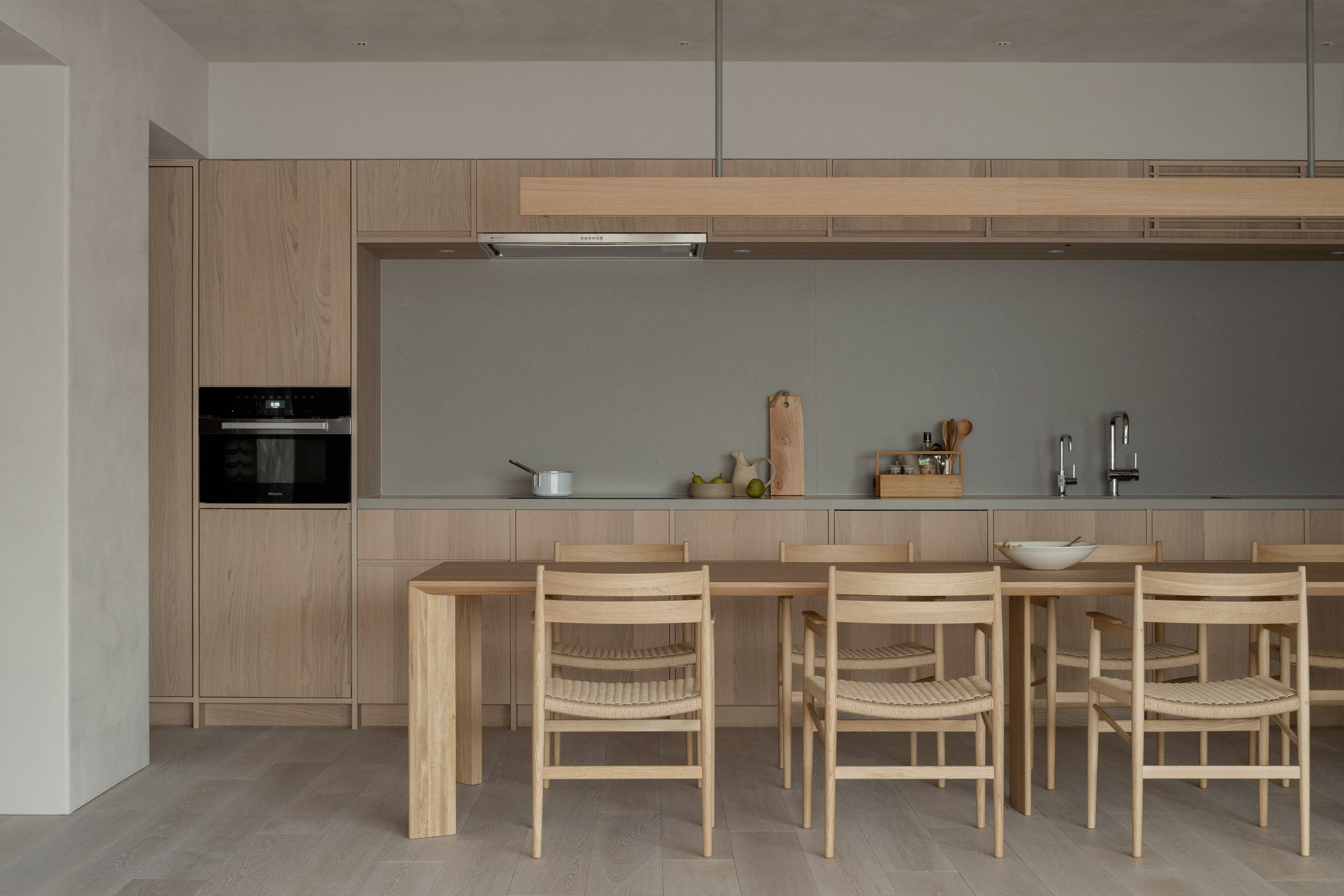 Kitchen and dining area at Hiroo Residence