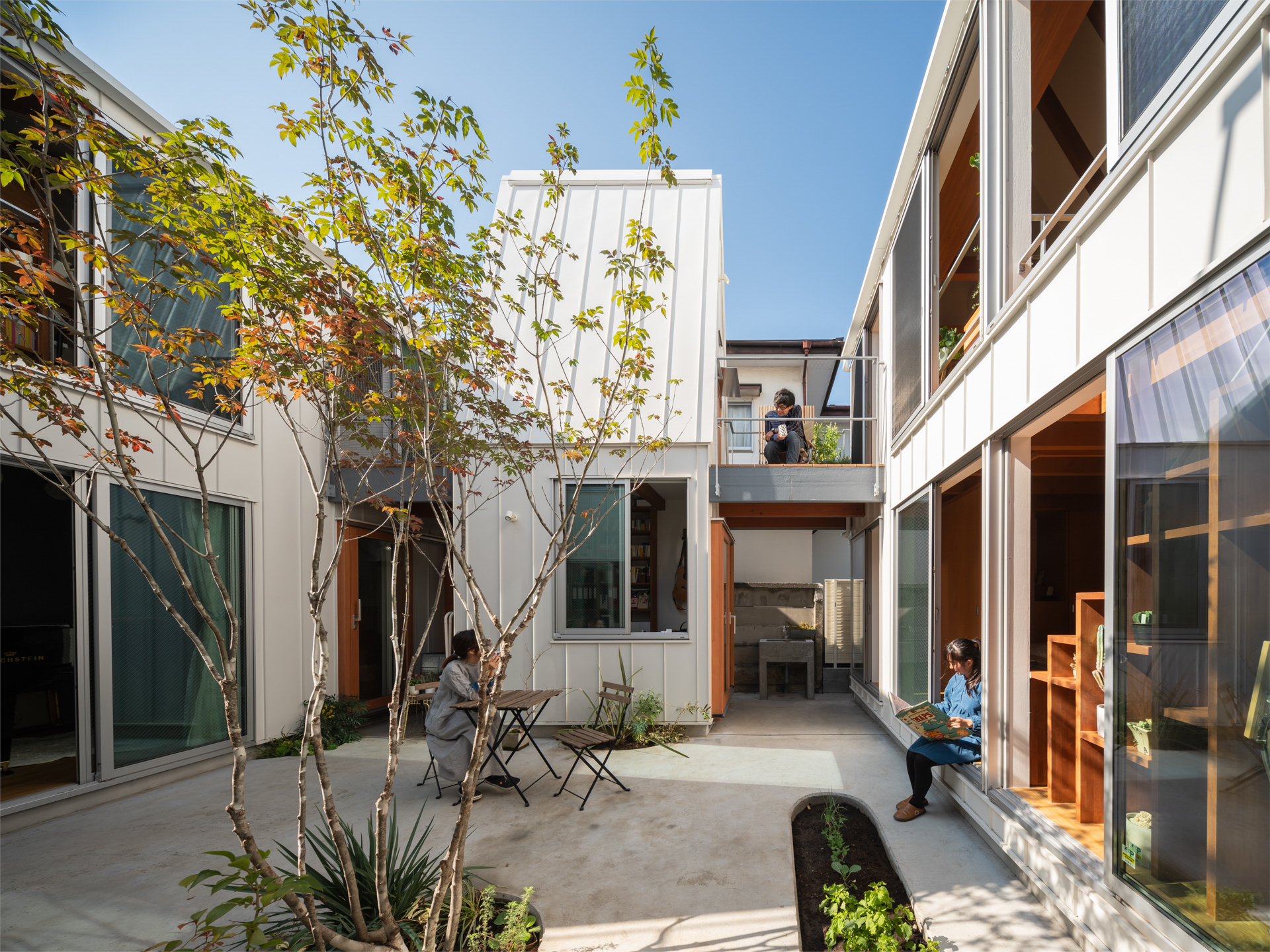 Little Village central courtyard