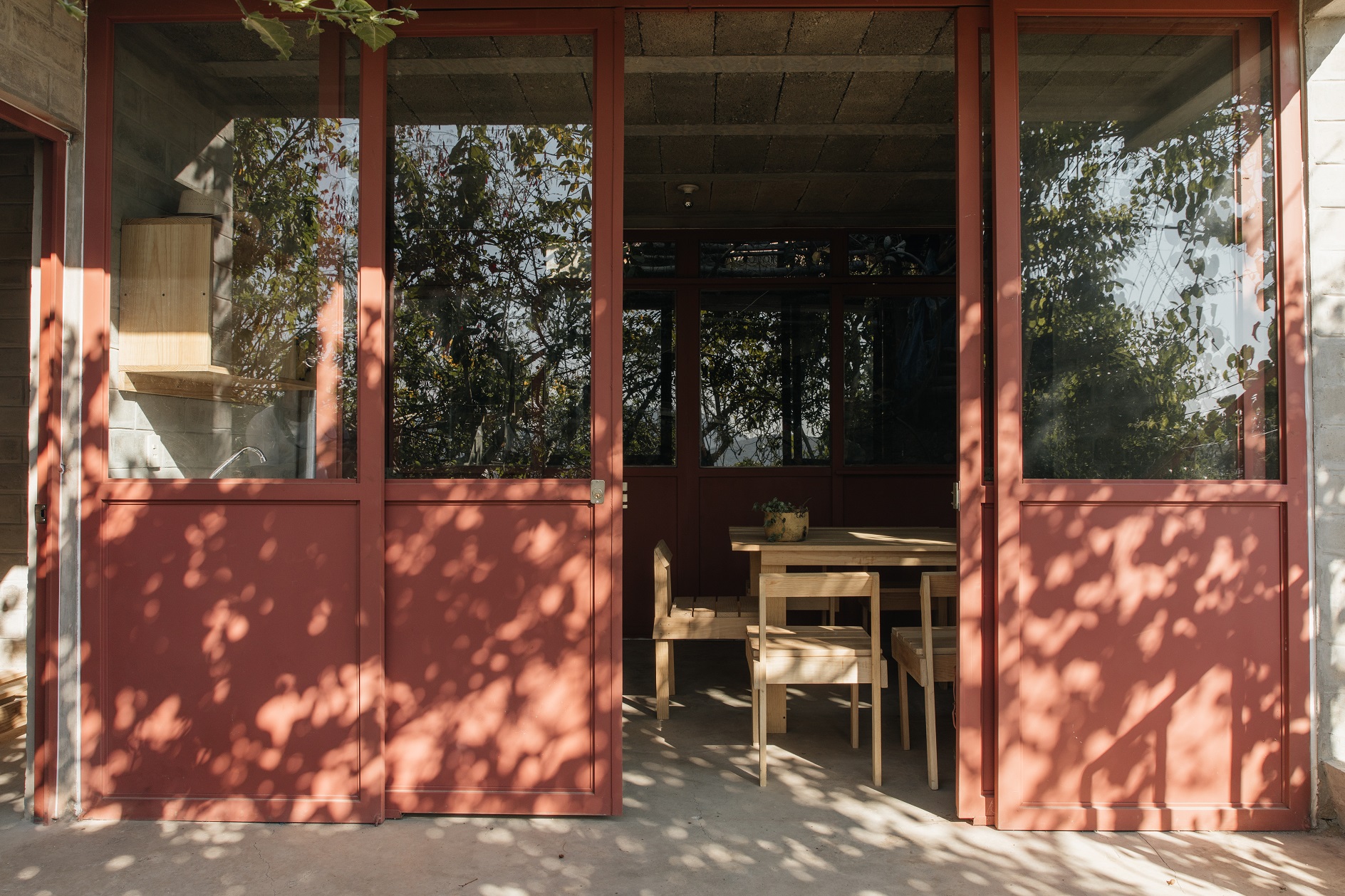 Front view entrance Casa Martha, Photo by Maureen M. Evans