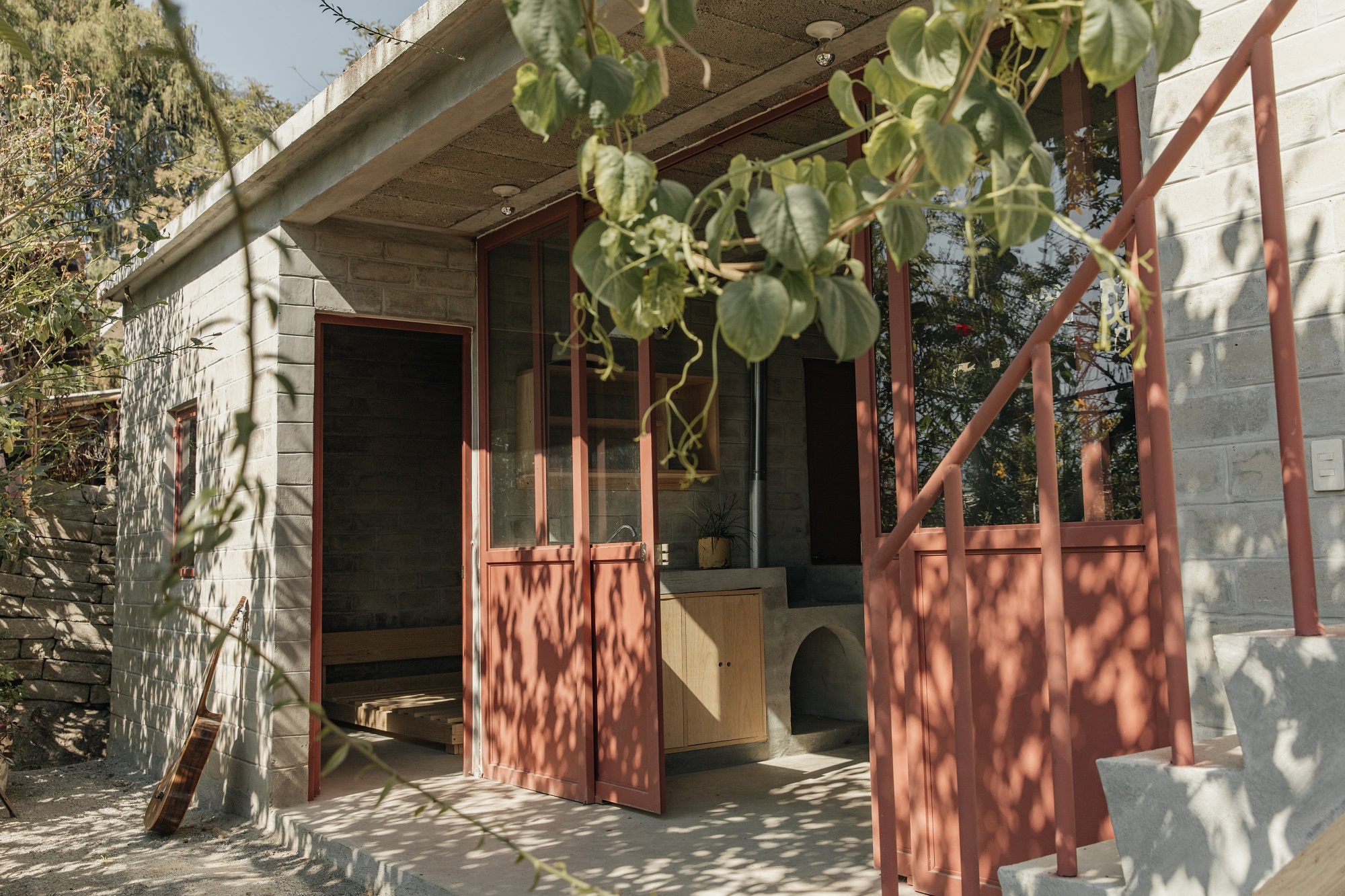 Perspective view entrance Casa Martha, Photo by Maureen M. Evans