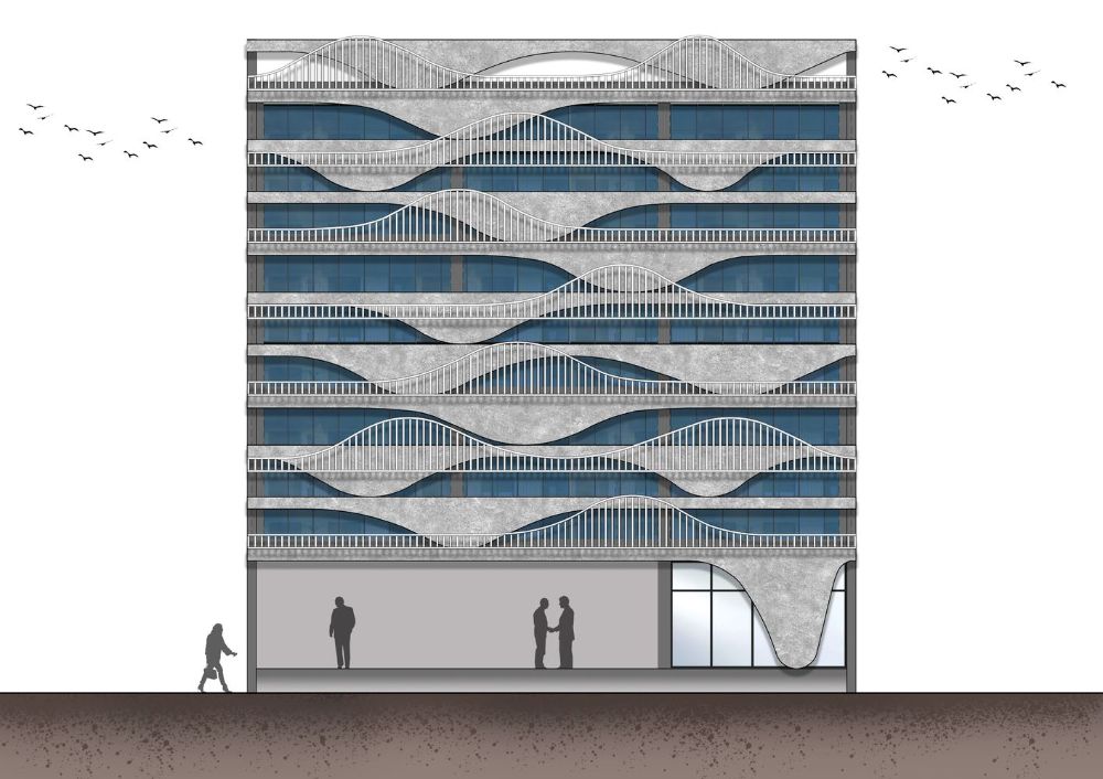 Melcrete Building by Studio Ardete