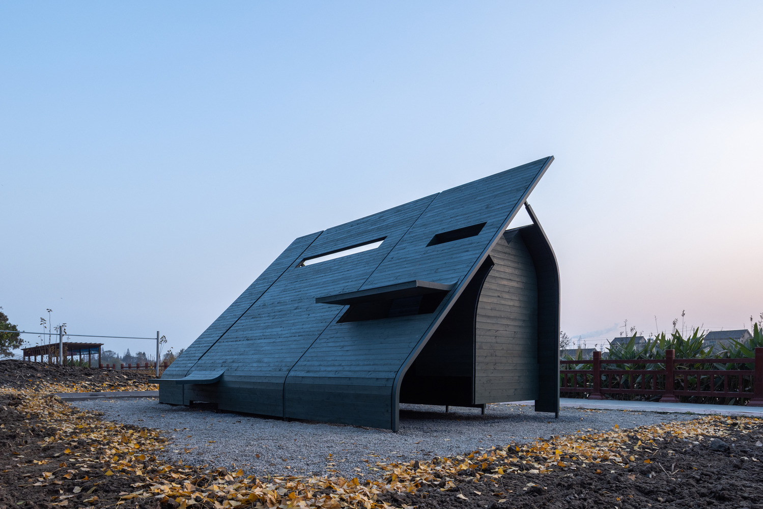 Wood pavilion by LIN Architects