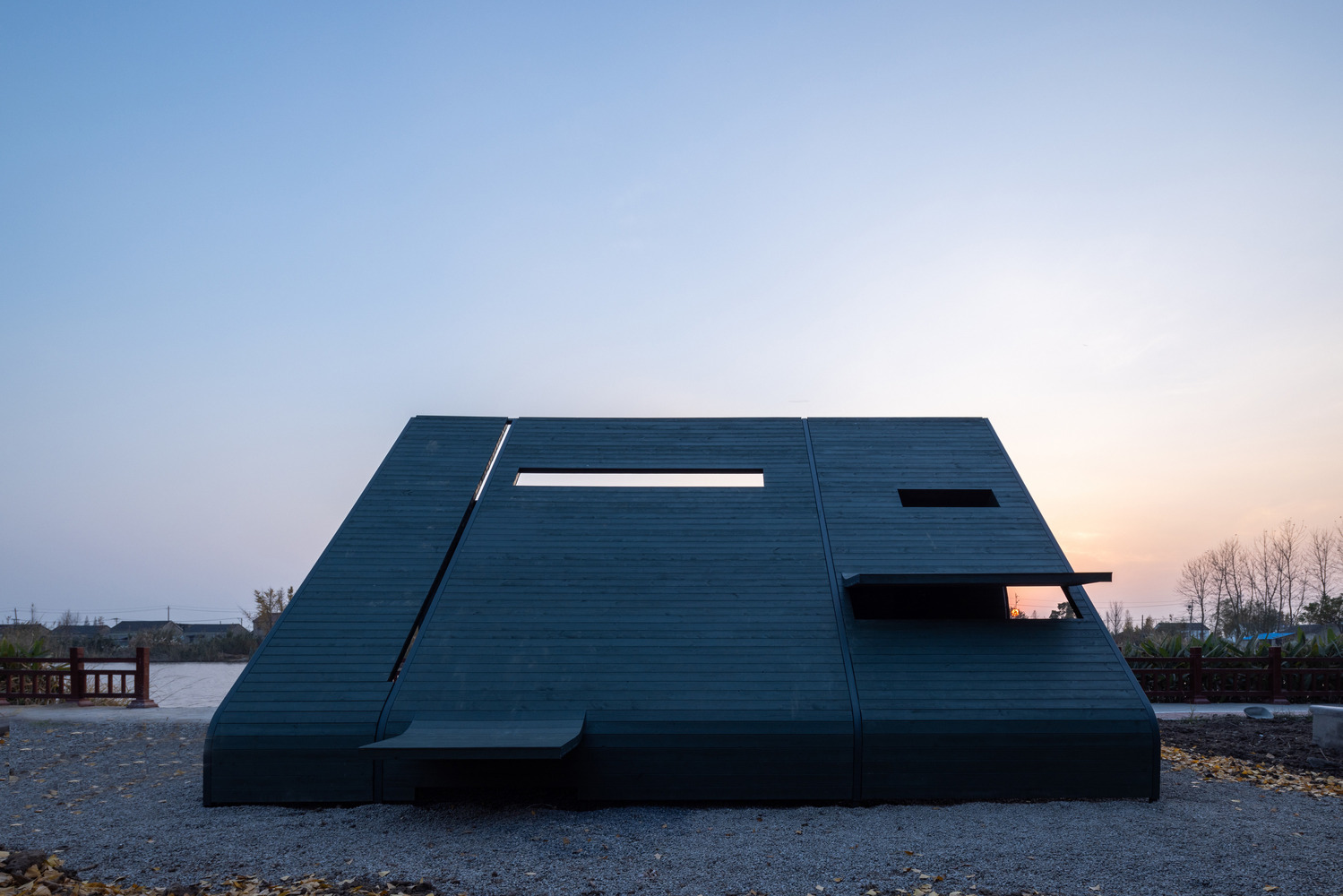 Wood pavilion by LIN Architects