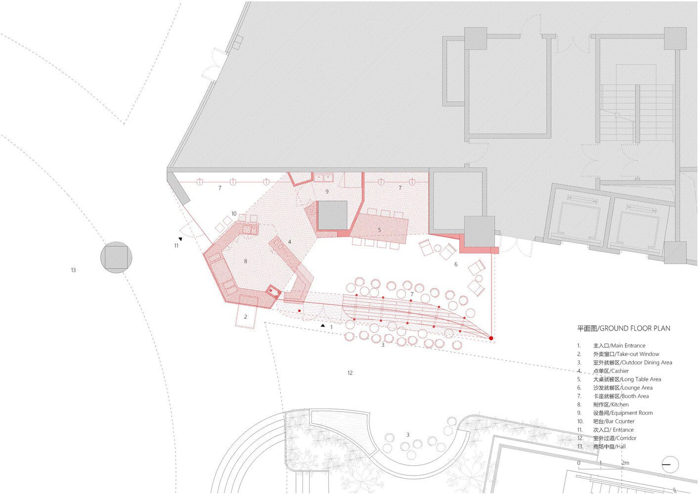 Layout of Ninth Coffee Shop