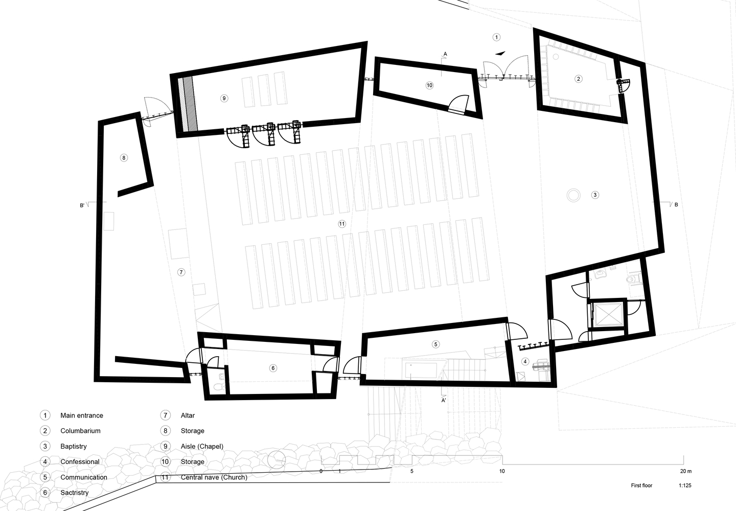 Plan of The Holy Redeemer Church