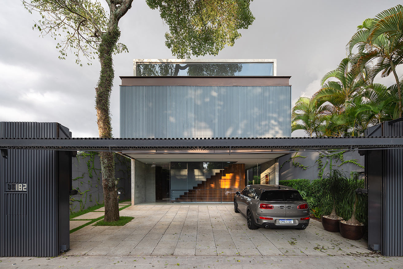 Front view of Bento House when the gate is open