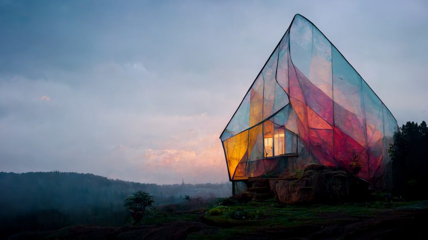 Andrew Kudless creates architectural images on Midjourney, Source by Dezeen