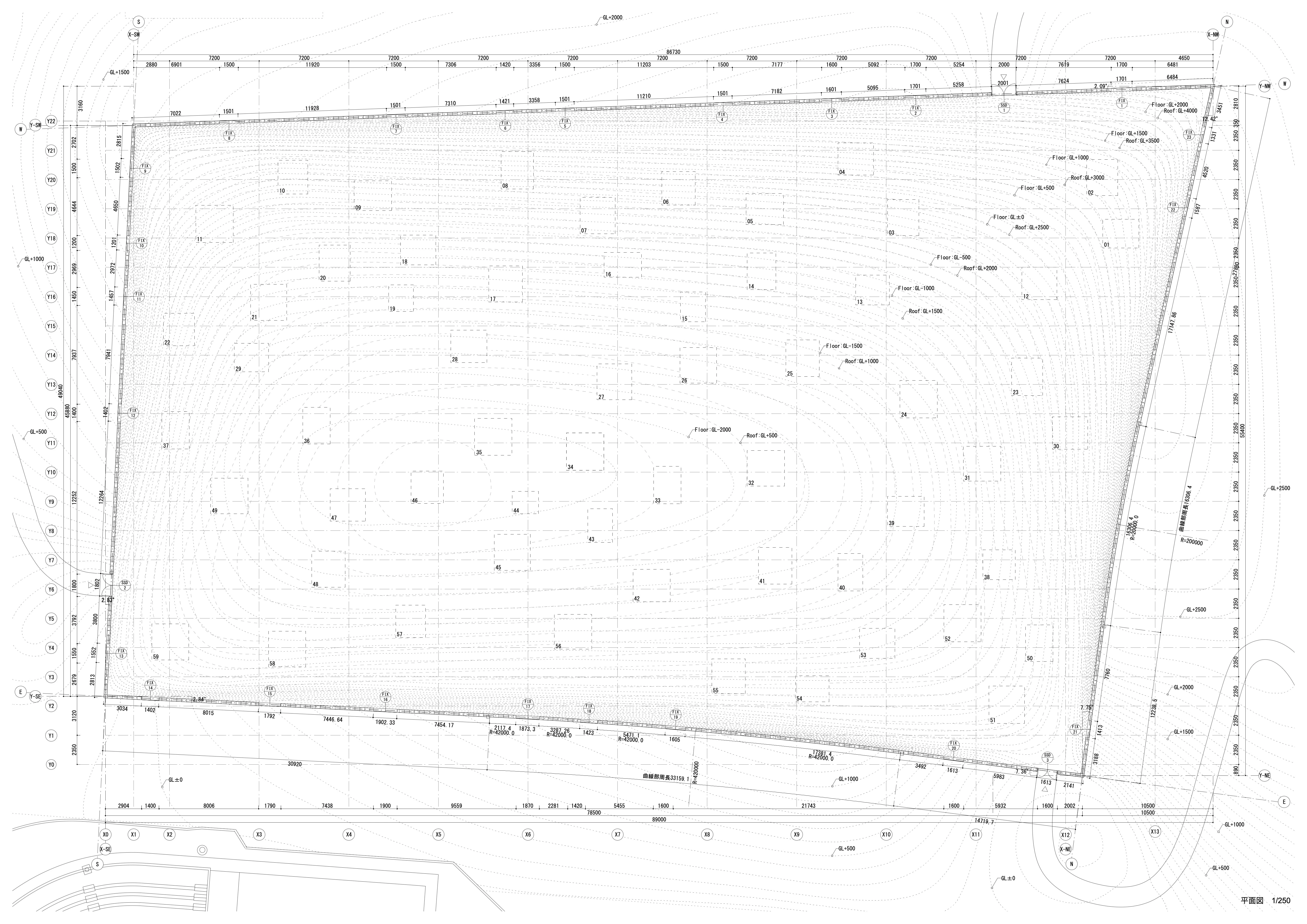 Plaza of Kanagawa Institute of Technology plan