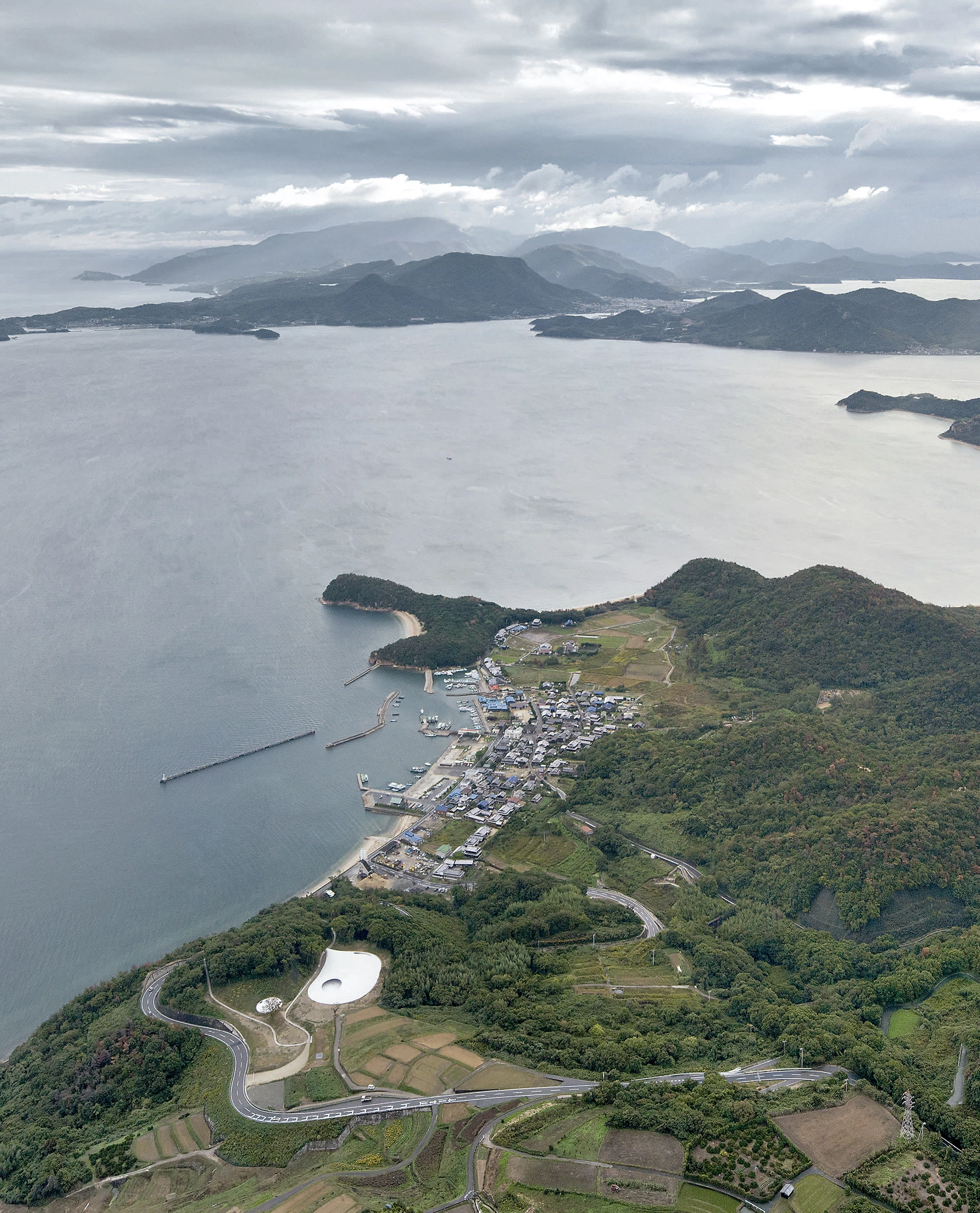 Teshima Art Museum's remote area