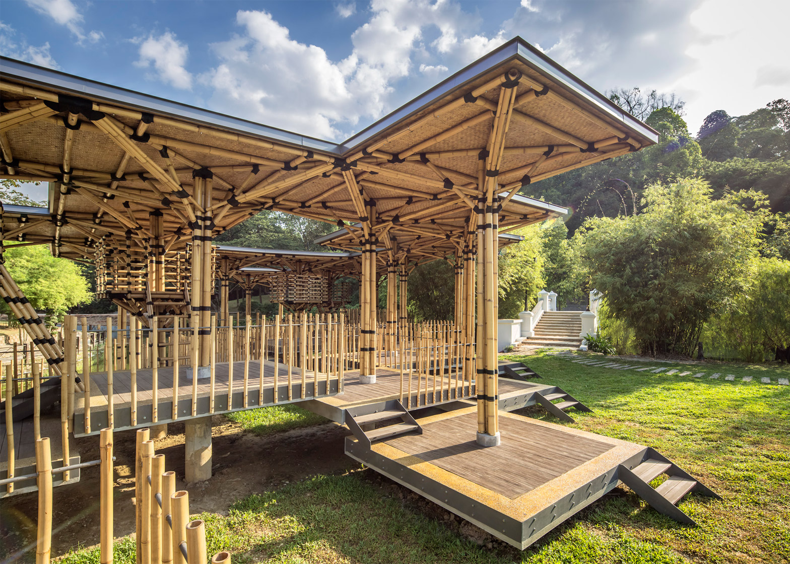 Bamboo Playhouse stilt structure