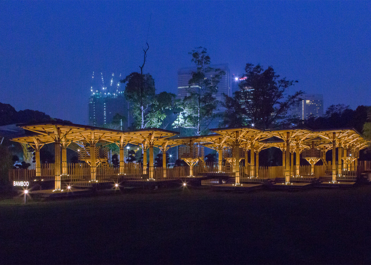 Bamboo Playhouse night view