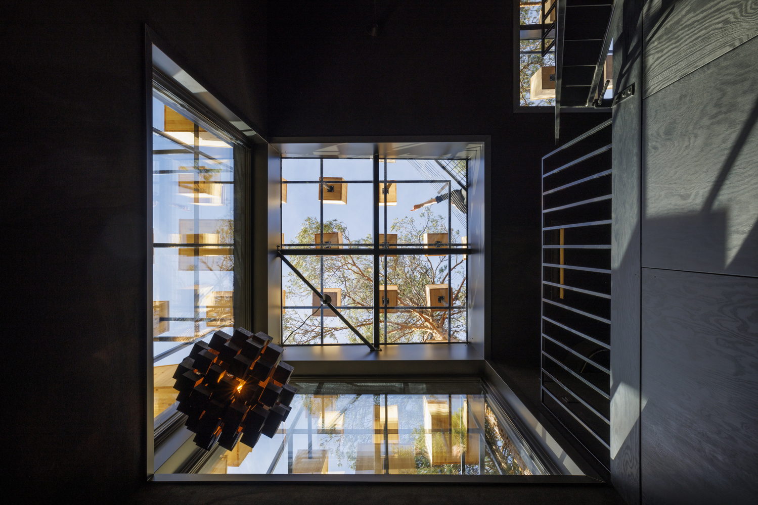 Biosphere's dark interior