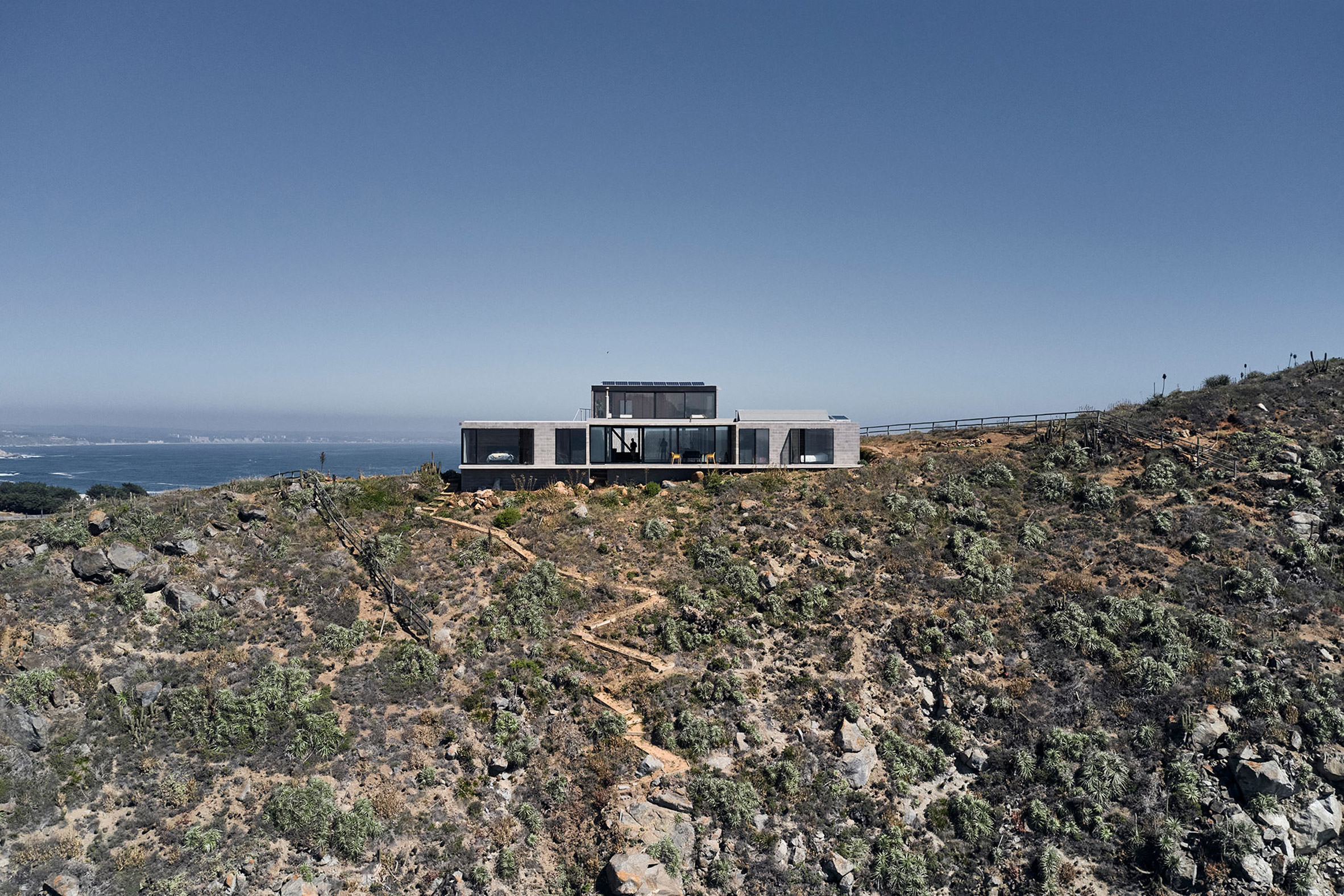 The appearance of LBS houses from Chile's coastline. (Image courtesy ofÂ CristÃ³bal Palma)