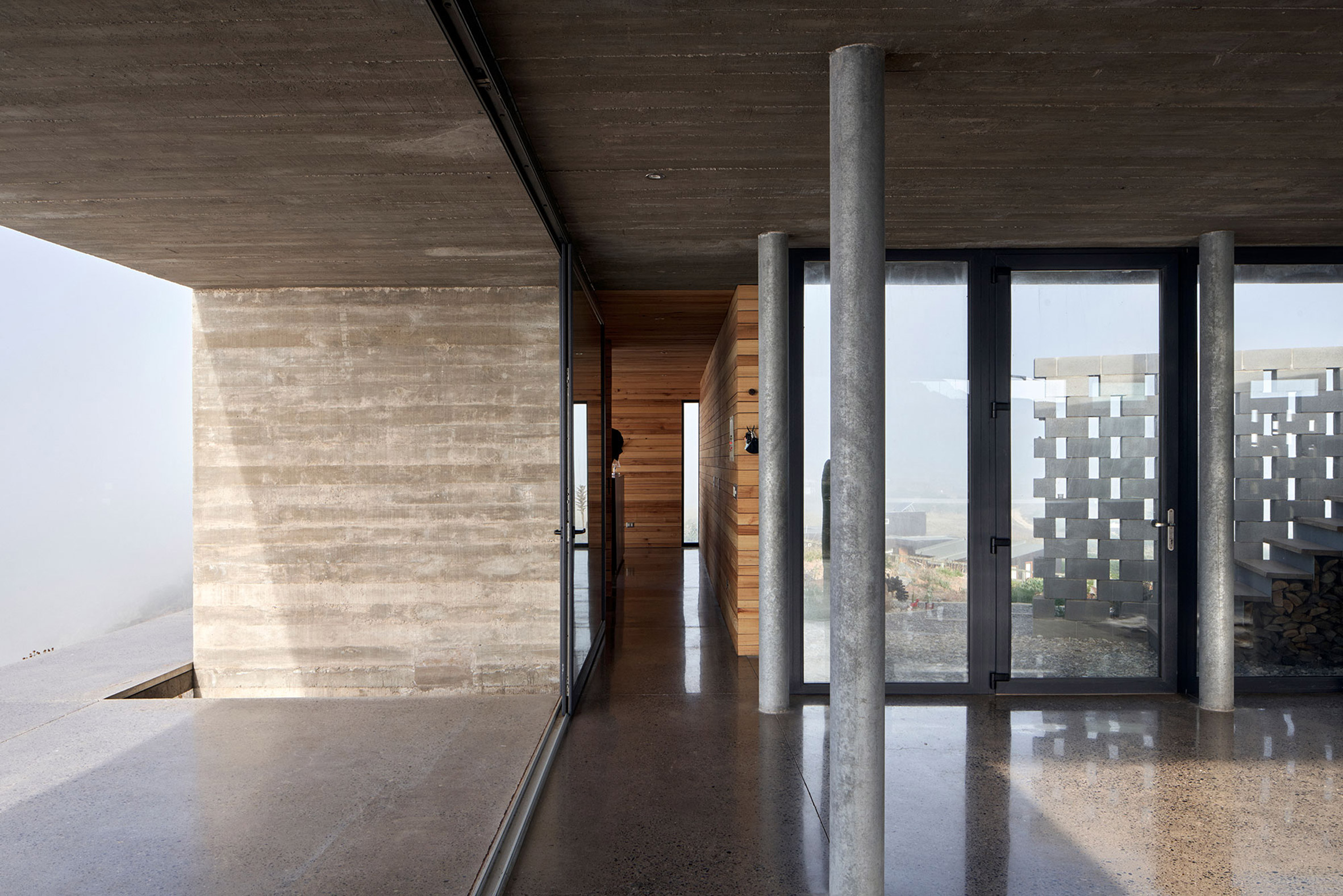 View of the open sea from the bedroom in the LBS house.Â (Image courtesy ofÂ CristÃ³bal Palma)