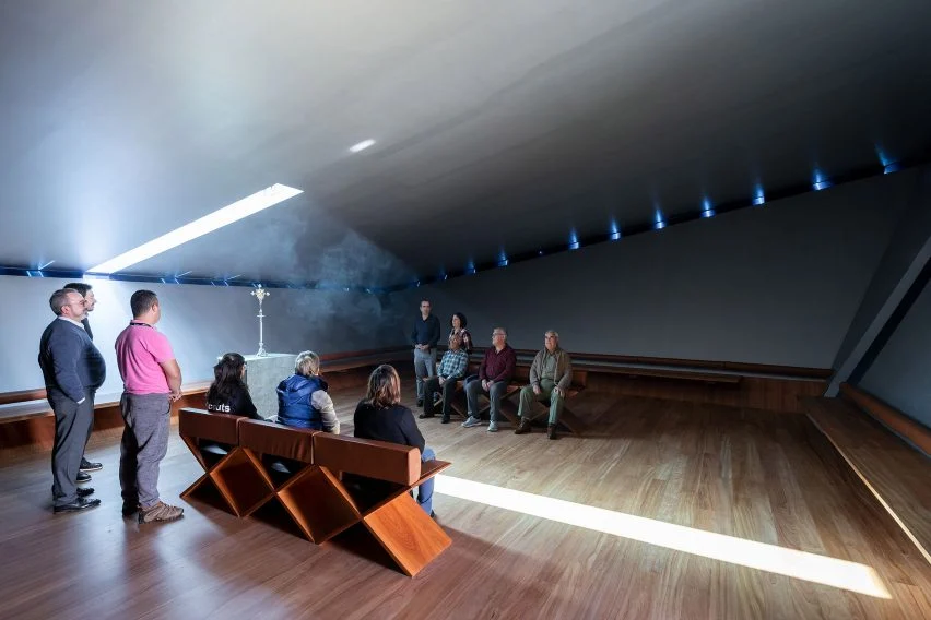 Interior of the altar of the Chapel of Eternal Light