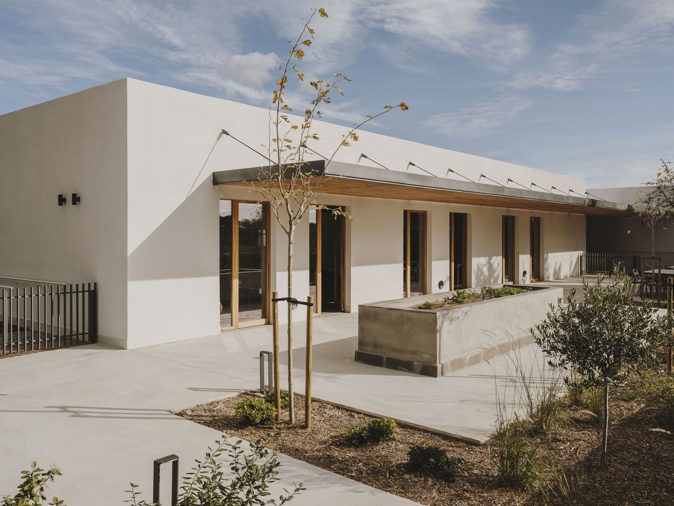 The building was designed to improve physical and mental well-being