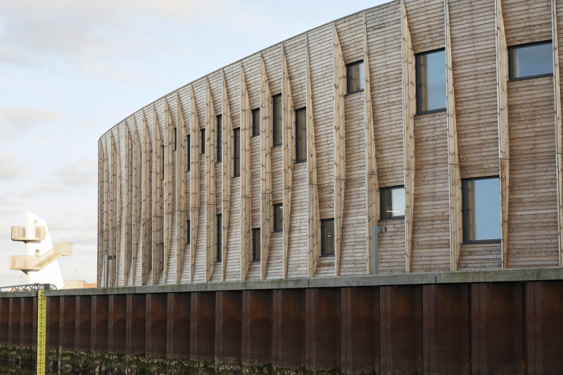 view of Esbjerg Maritime Center interior , Photo by wichmann+bendtsen photography