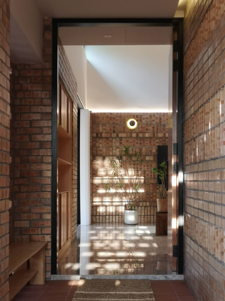 The rays of light penetrated through Brickwood Villa