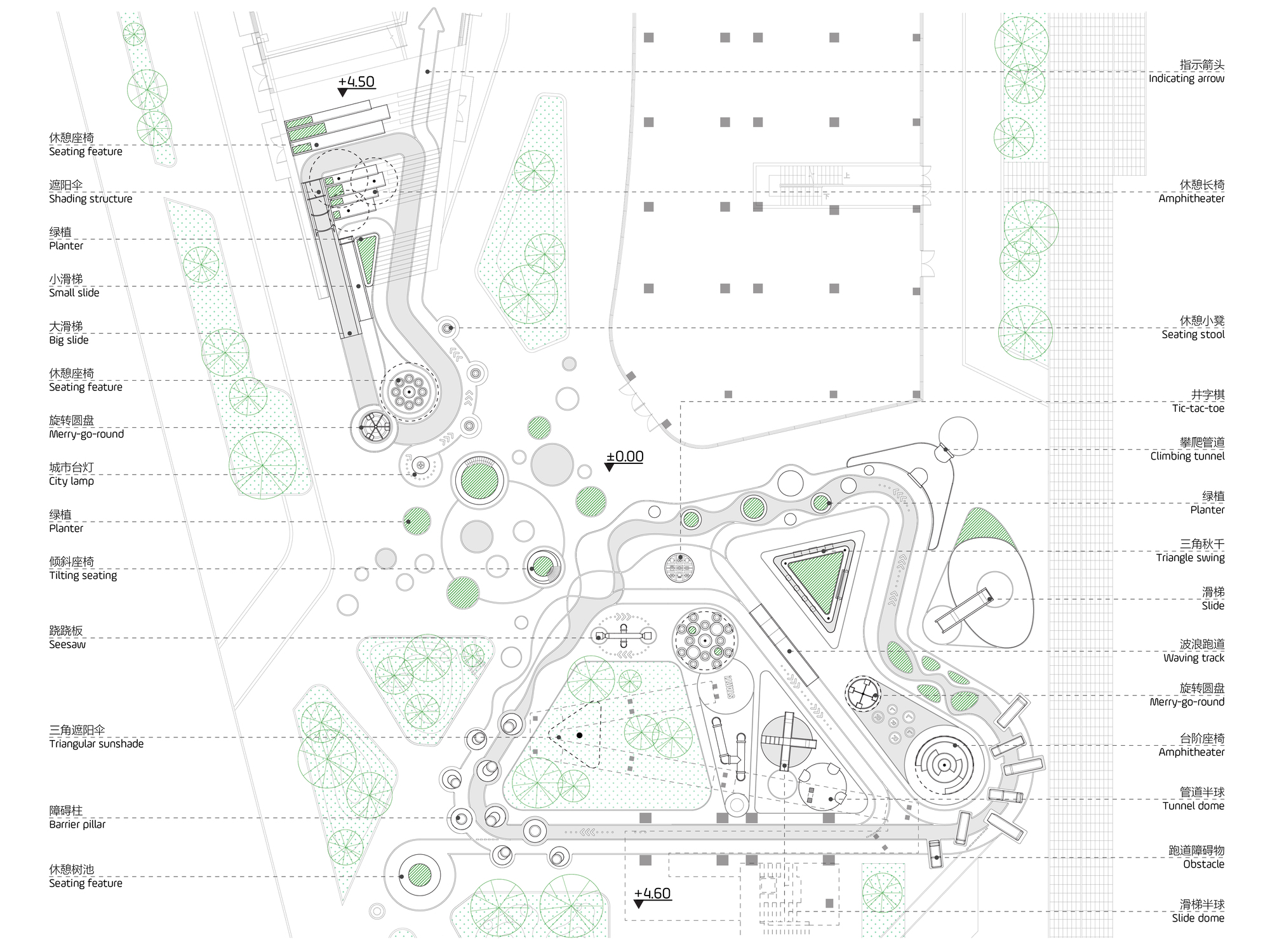 general plan of Magma Flow Public Space