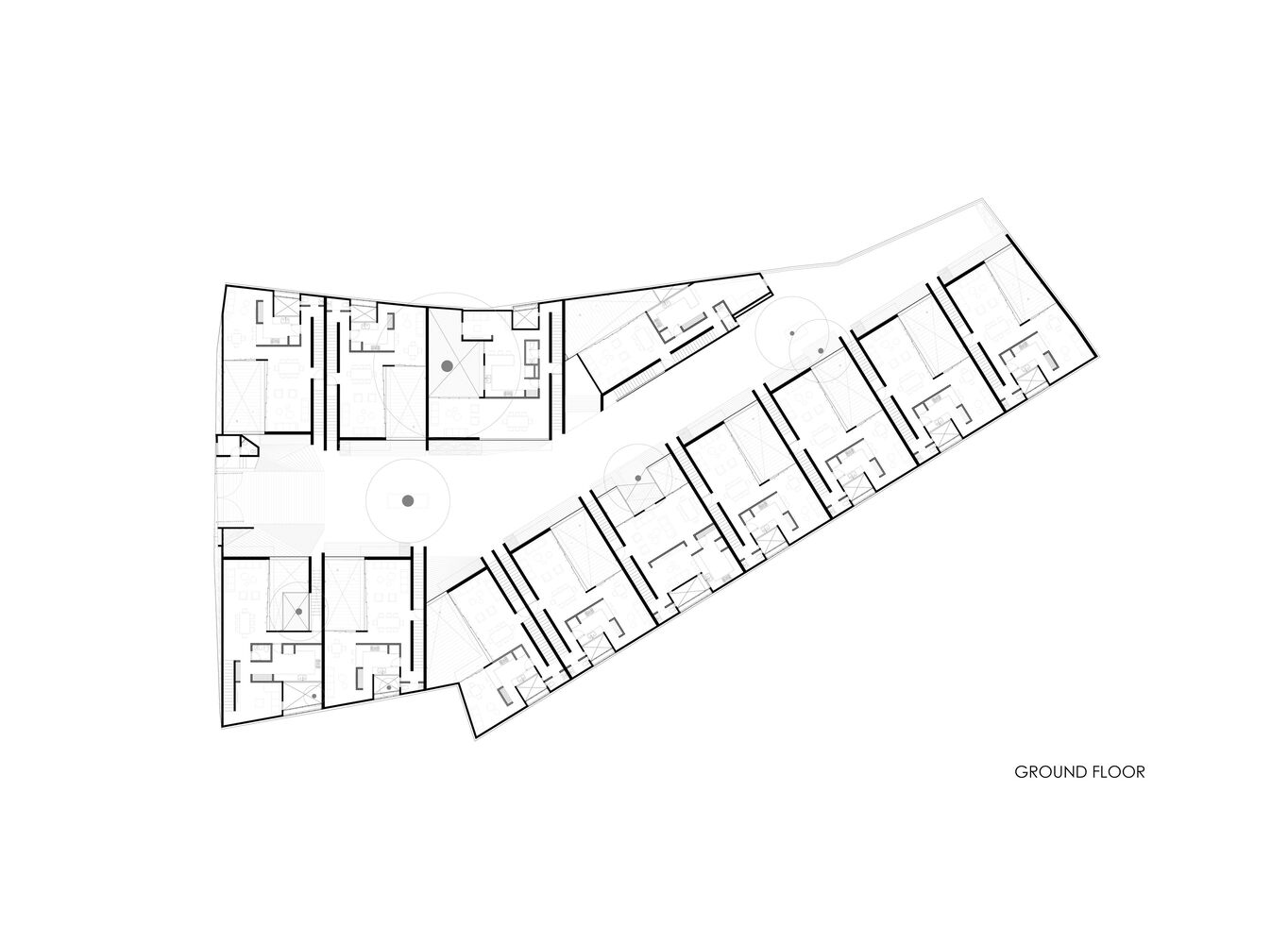 Ground floor plan, Source by Miguel de la Torre Arquitectos