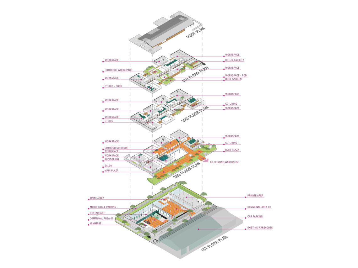 floor plan akasha by wahana architect