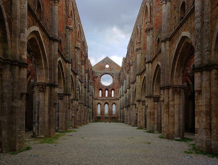 Abbey of San Galgano (cr: Visit Tuscany)