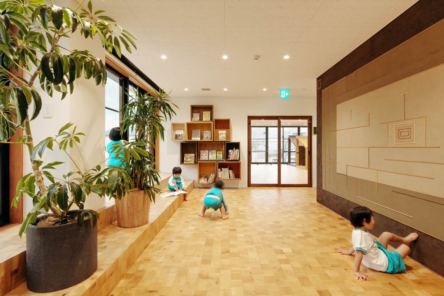 JPP Nursery, by HIBINOSEKKEI, Kids Design Labo, Youji no Shiro 