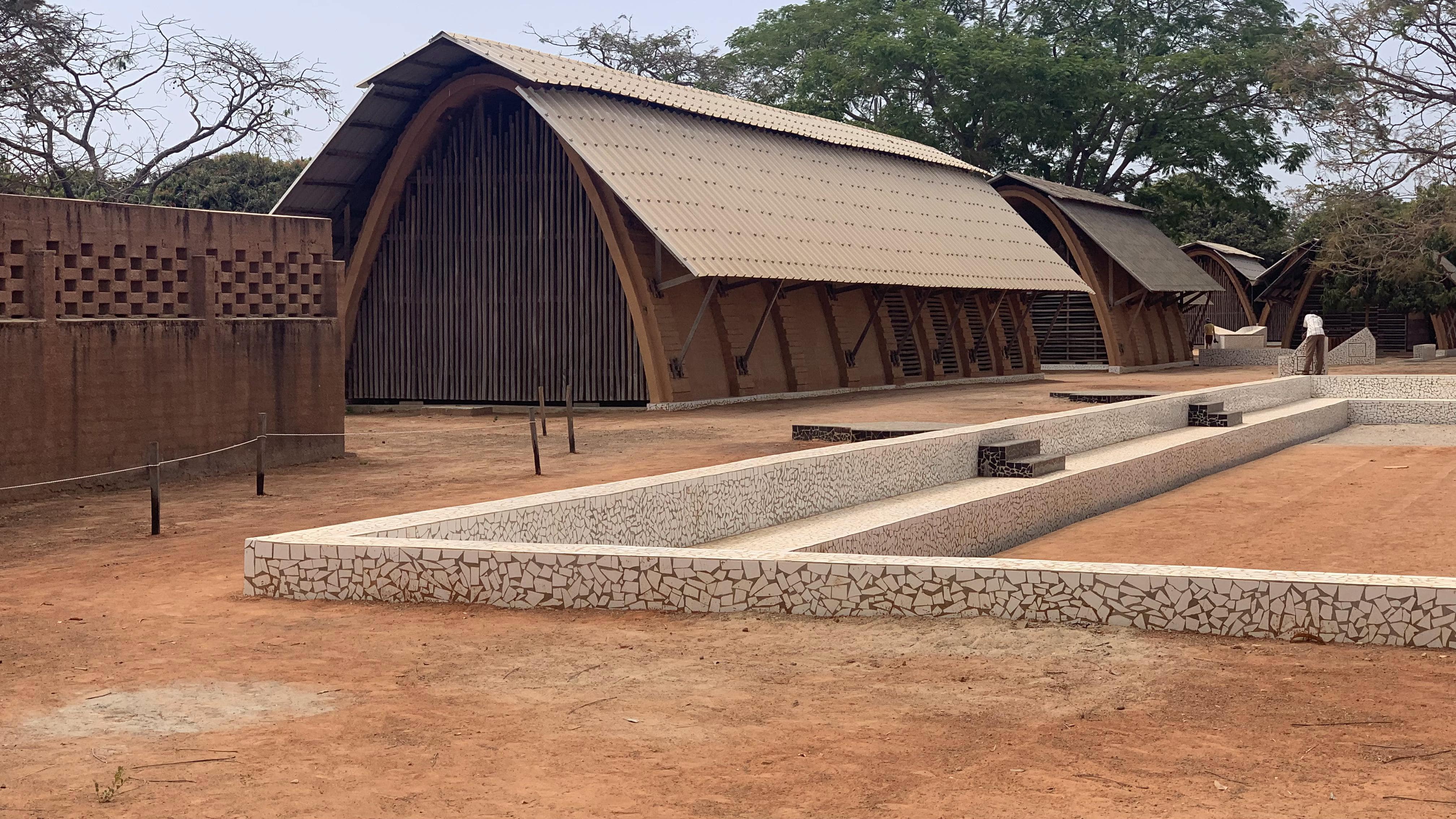 The organized grid of class pods on Kamanar Secondary School