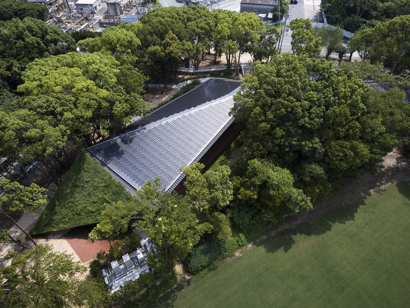 Building surrounded by trees