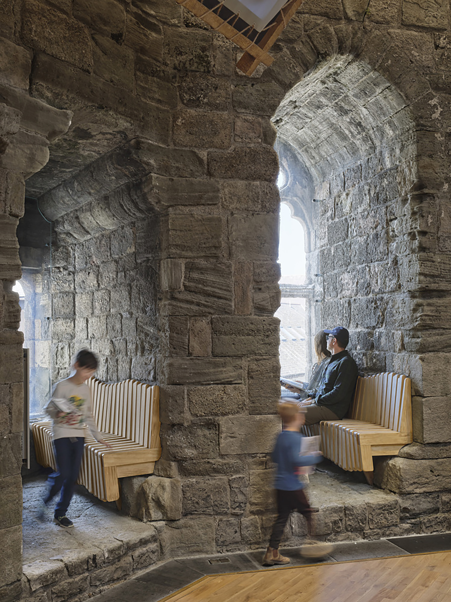 King's Gate Cernarfon Castle, renovated by Buttress 