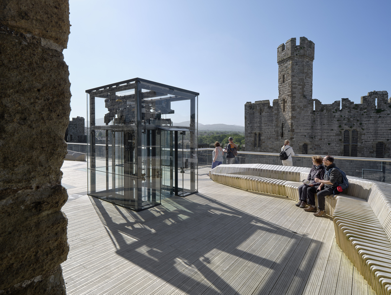 King's Gate Cernarfon Castle, renovated by Buttress 