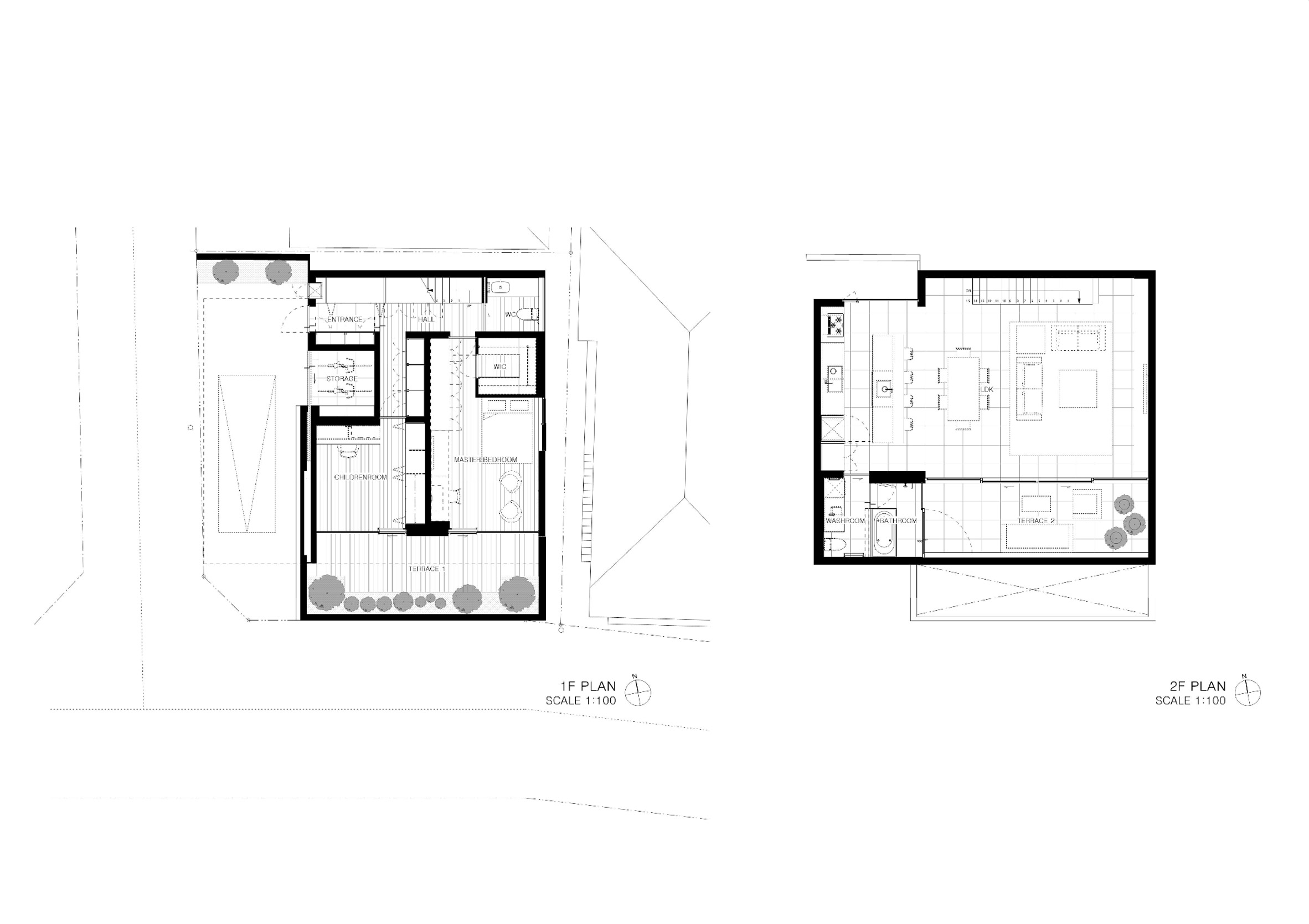 Floor plan Laxus House, Source by Apollo Architects & Associates