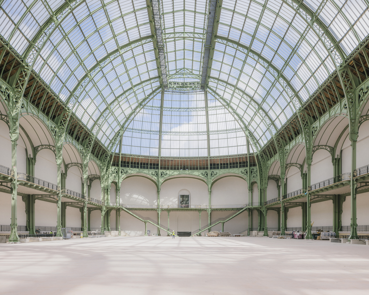 The atrium where the Olympics take place (cr: Laurent Kronental)