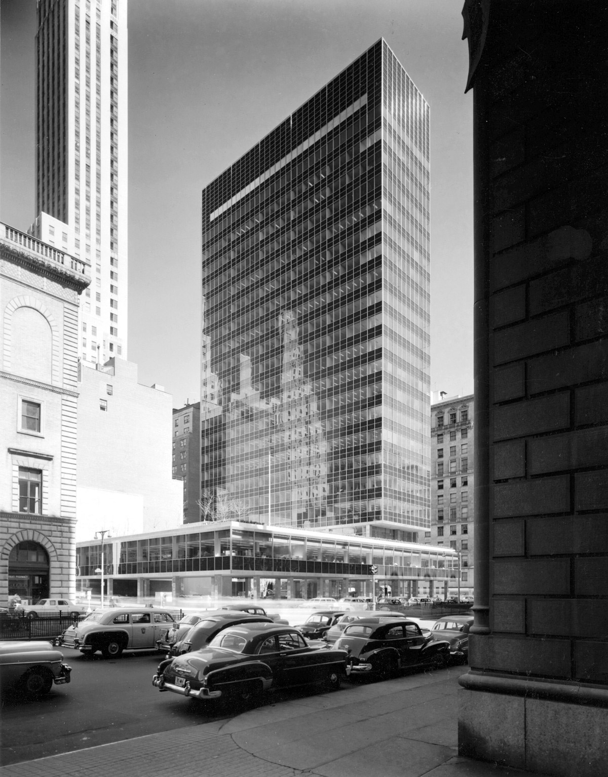 Lever House, 1952 by SOM (Photograph by Gottscho-Schleisner)