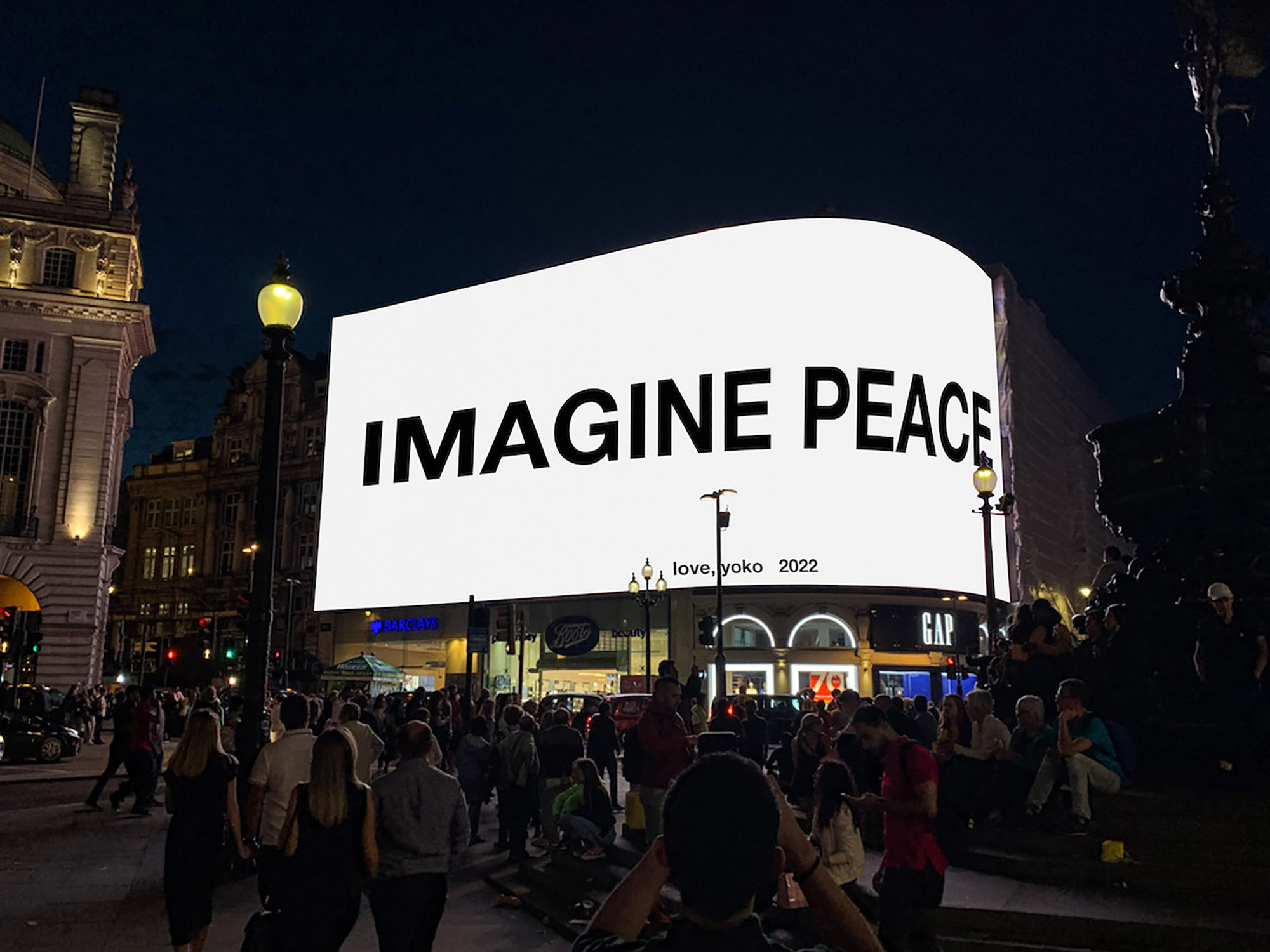 IMAGINE PEACE: Yoko Ono